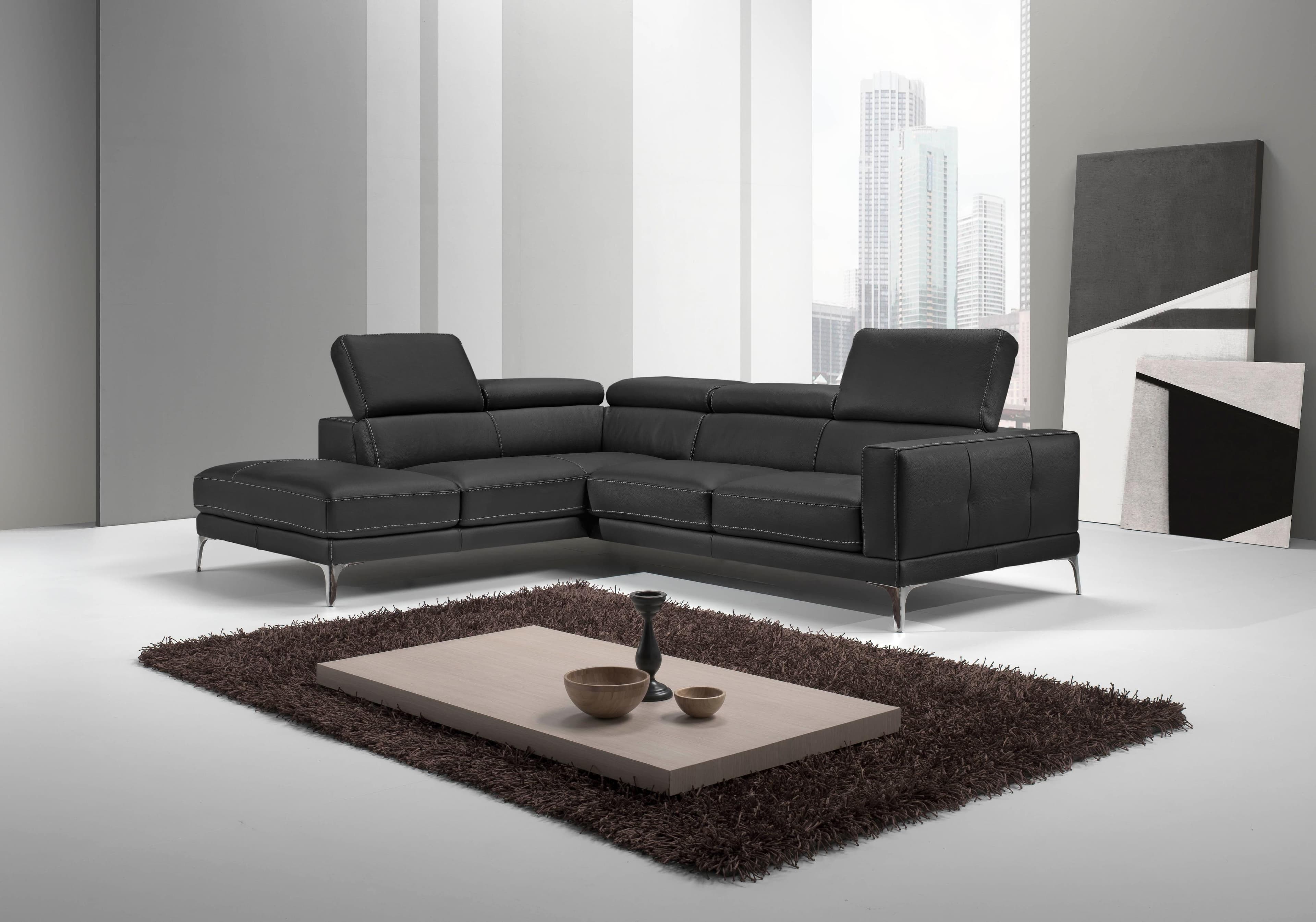 Egoitaliano Ecksofa Claudie Designsofa Schwarz
