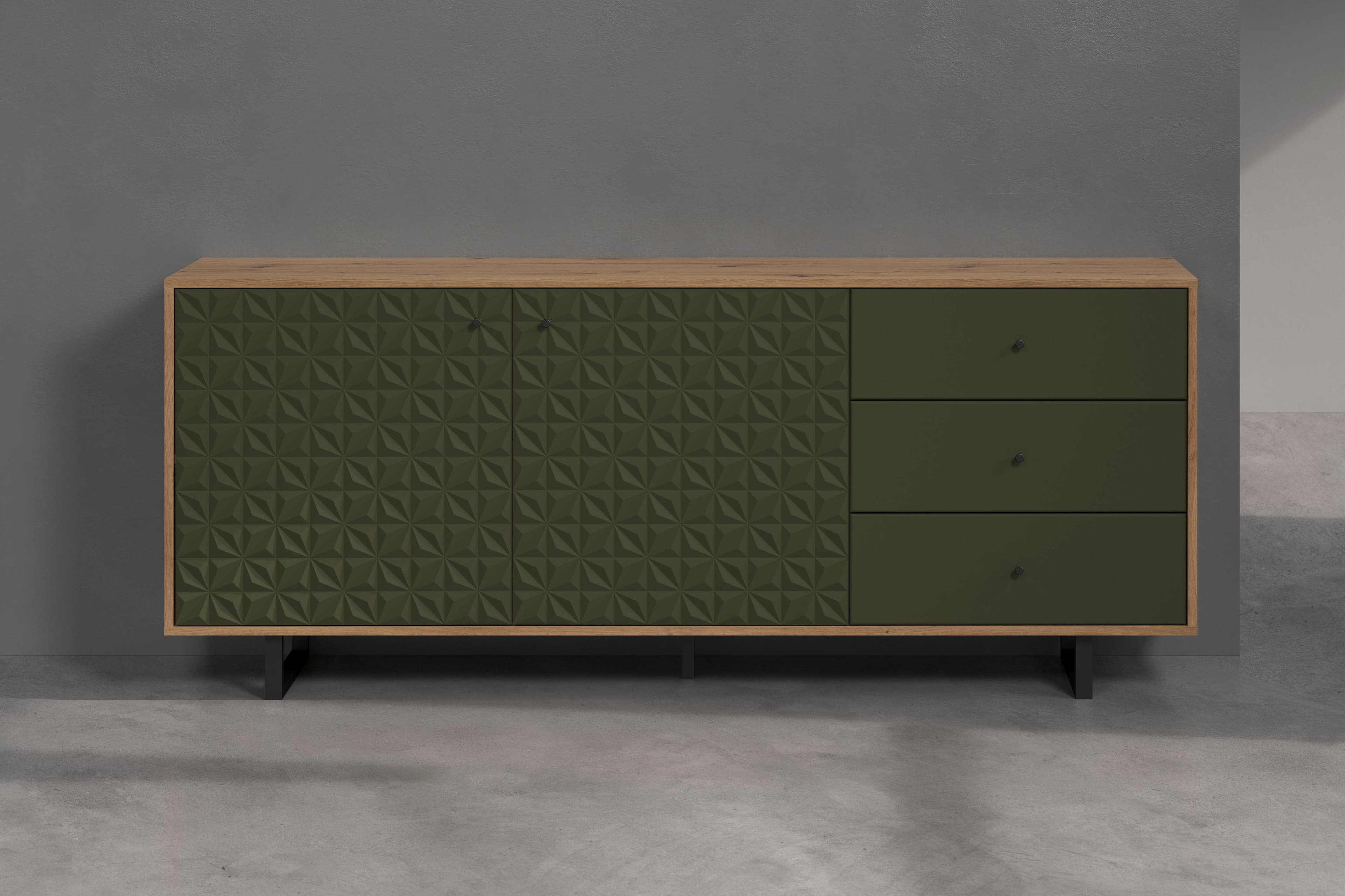 Sideboard Ferretti grün von Places of Style mit Soft-Close