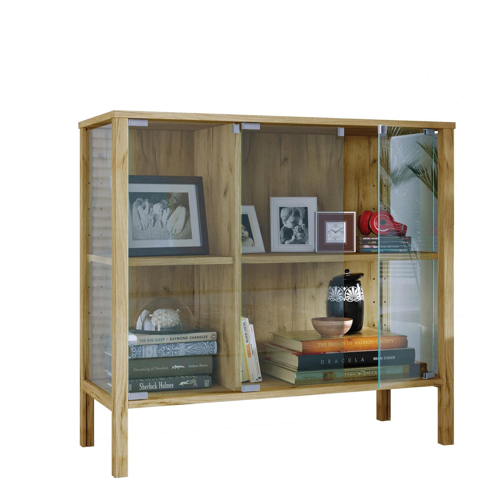 VCM Glasvitrine stehend Jensol modern ESG-Sicherheitsglas
