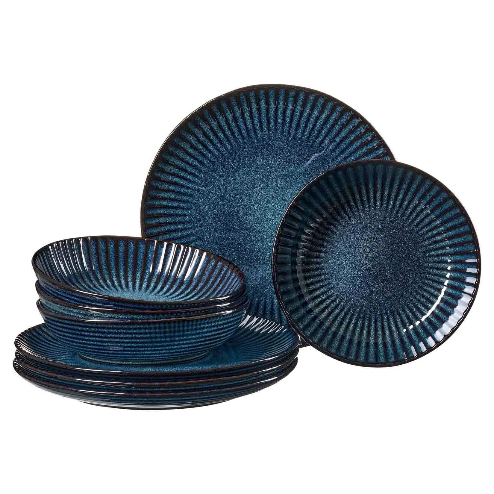 Ritzenhoff & Breker Tafelservice Milla 8er Set Blau