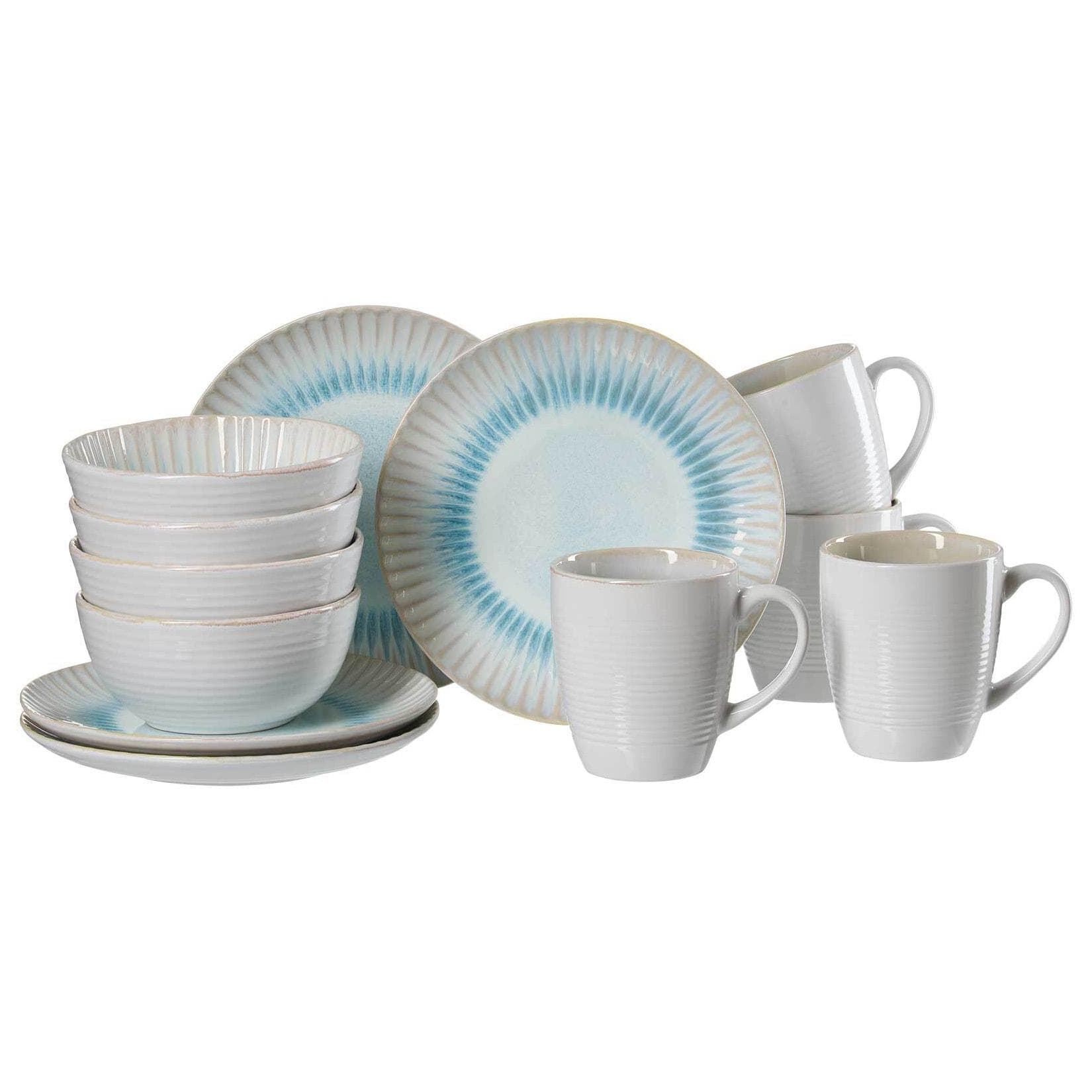 Ritzenhoff & Breker Mira Frühstücks-Set 12er Set Blau/Beige