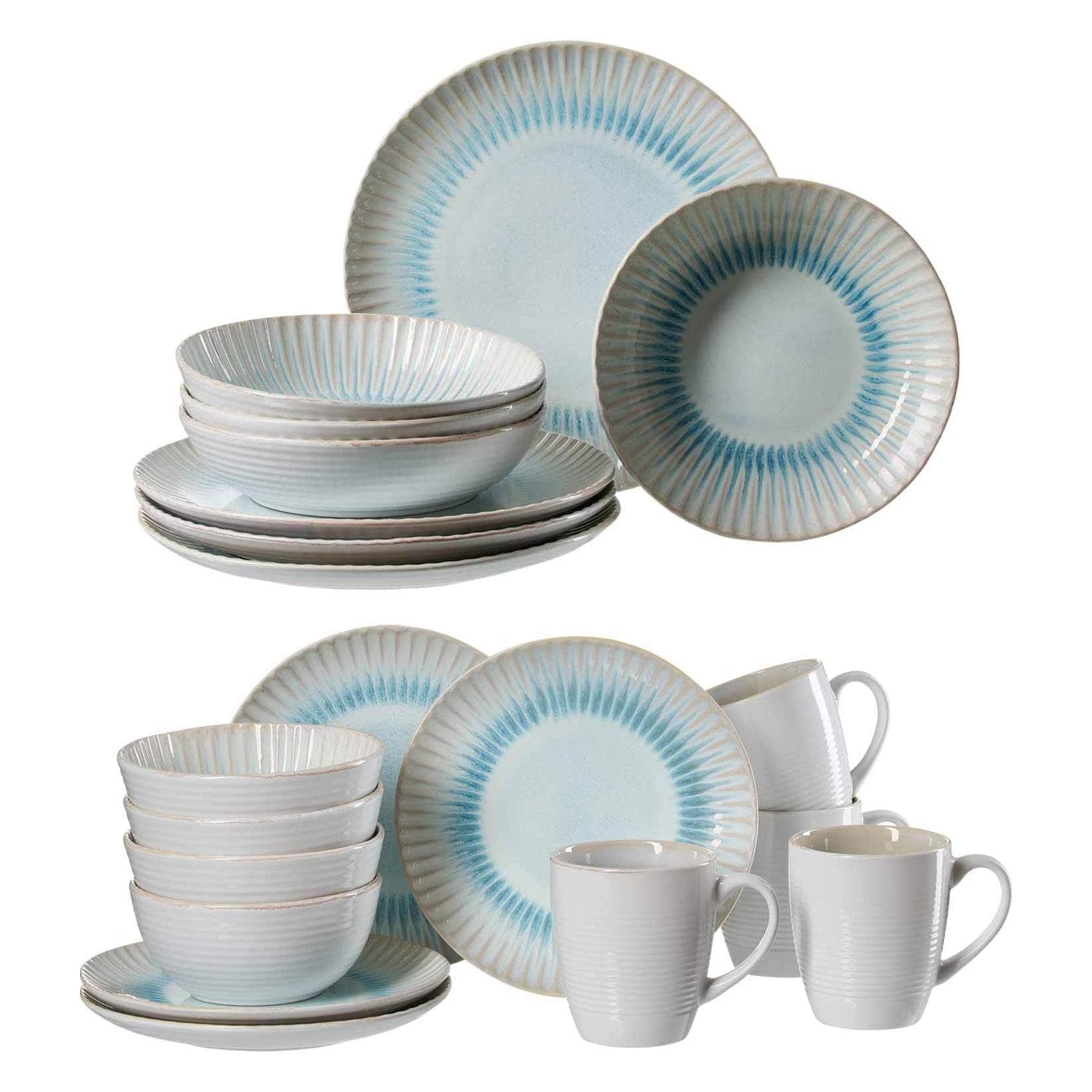 Ritzenhoff & Breker Kombiservice Mira 20er Set Blau Beige