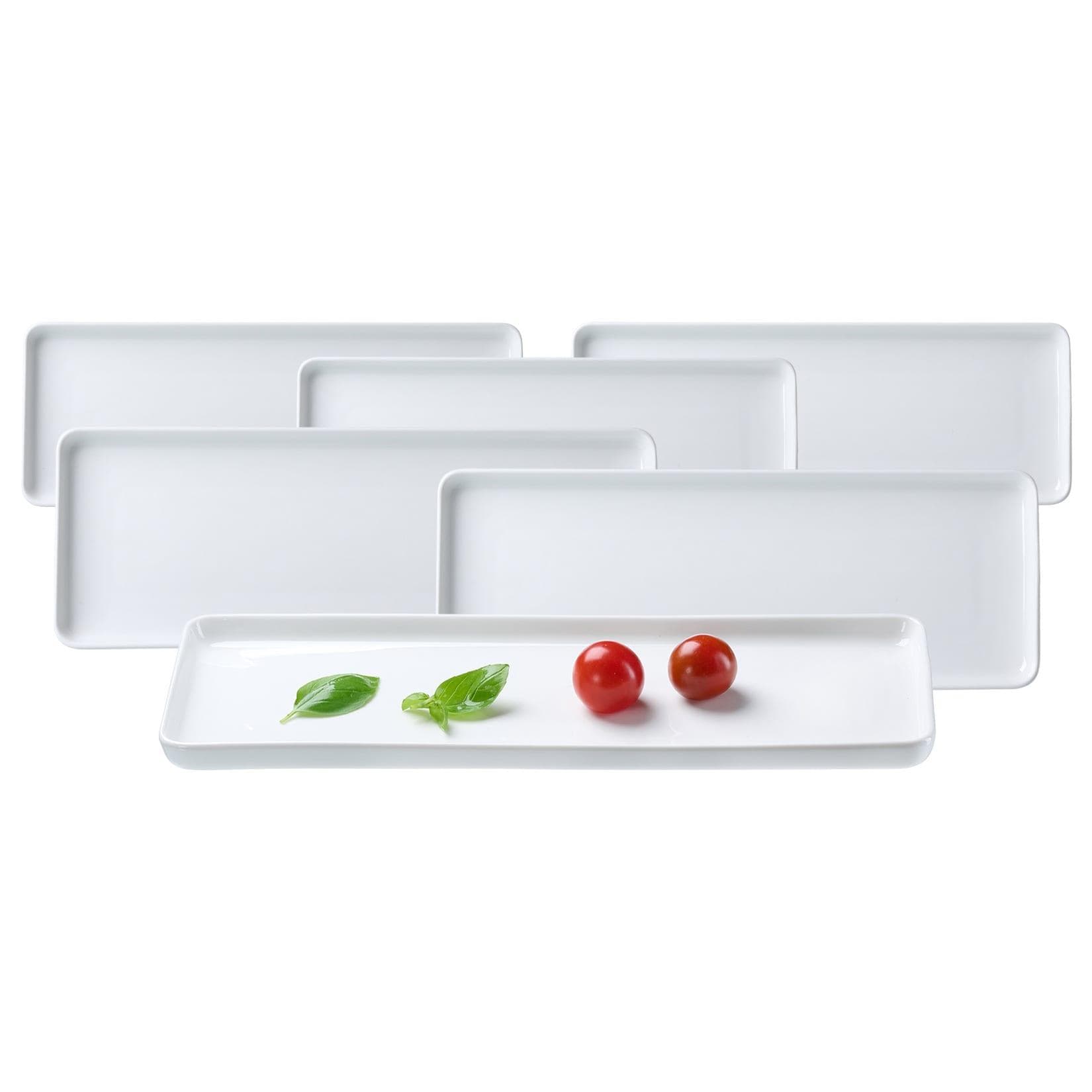 Ritzenhoff & Breker Skagen Servierplatten 6er Set Weiß Modern