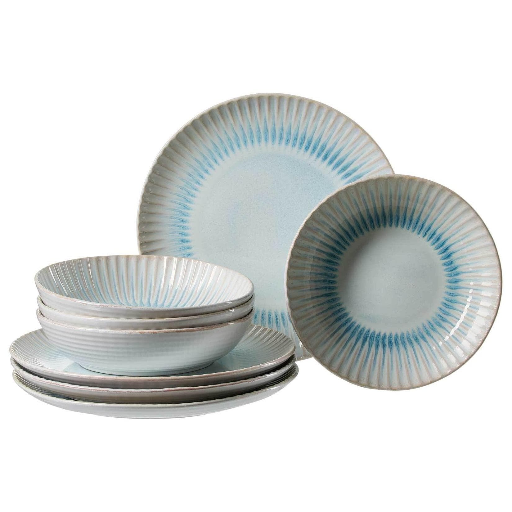Ritzenhoff & Breker Tafelservice Mira 8er Set Blau/Beige