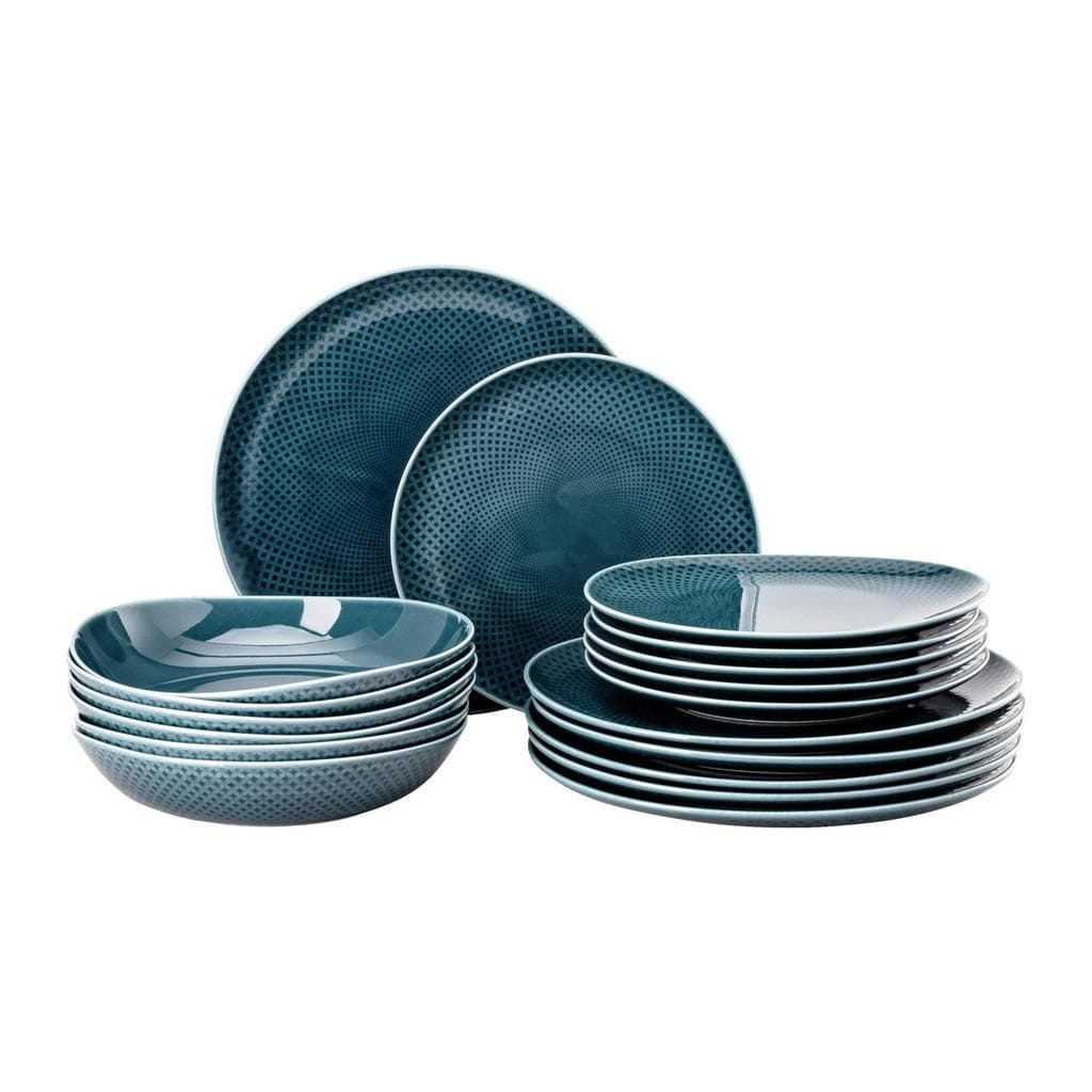 Rosenthal Kombiservice Junto 18-teilig Blau Keramik