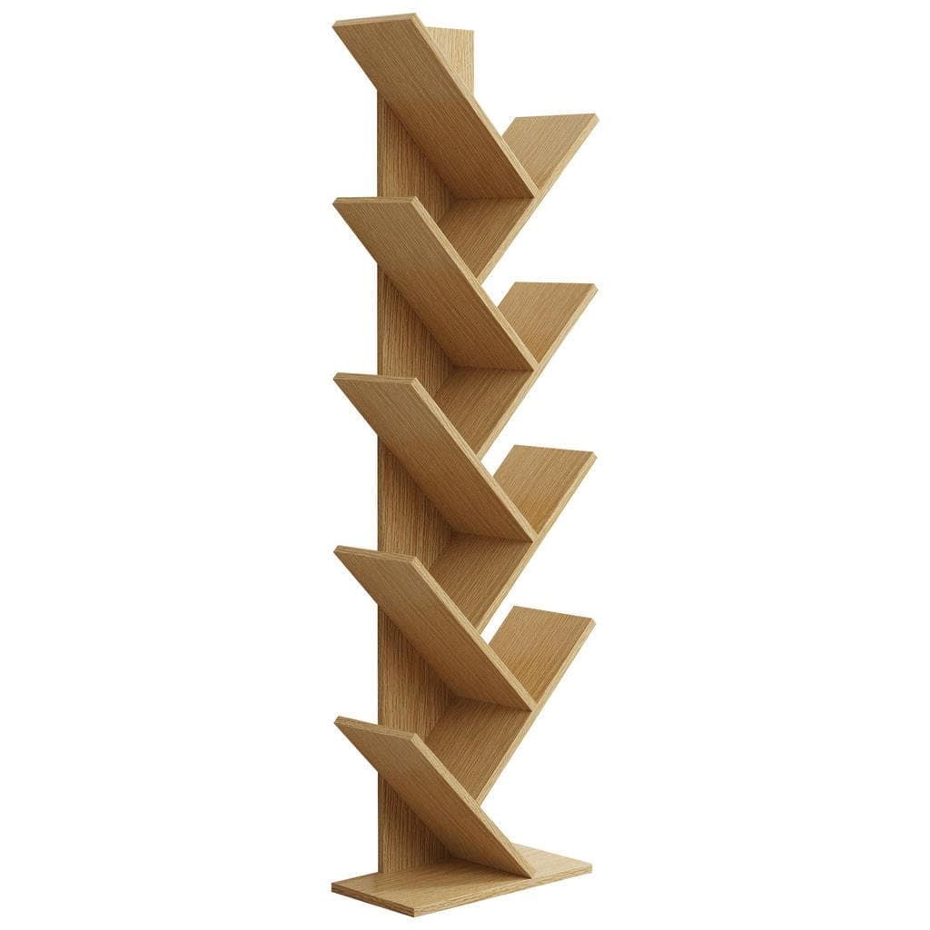 VCM Standregal Nulis XL Honigeiche Modernes Bücherregal