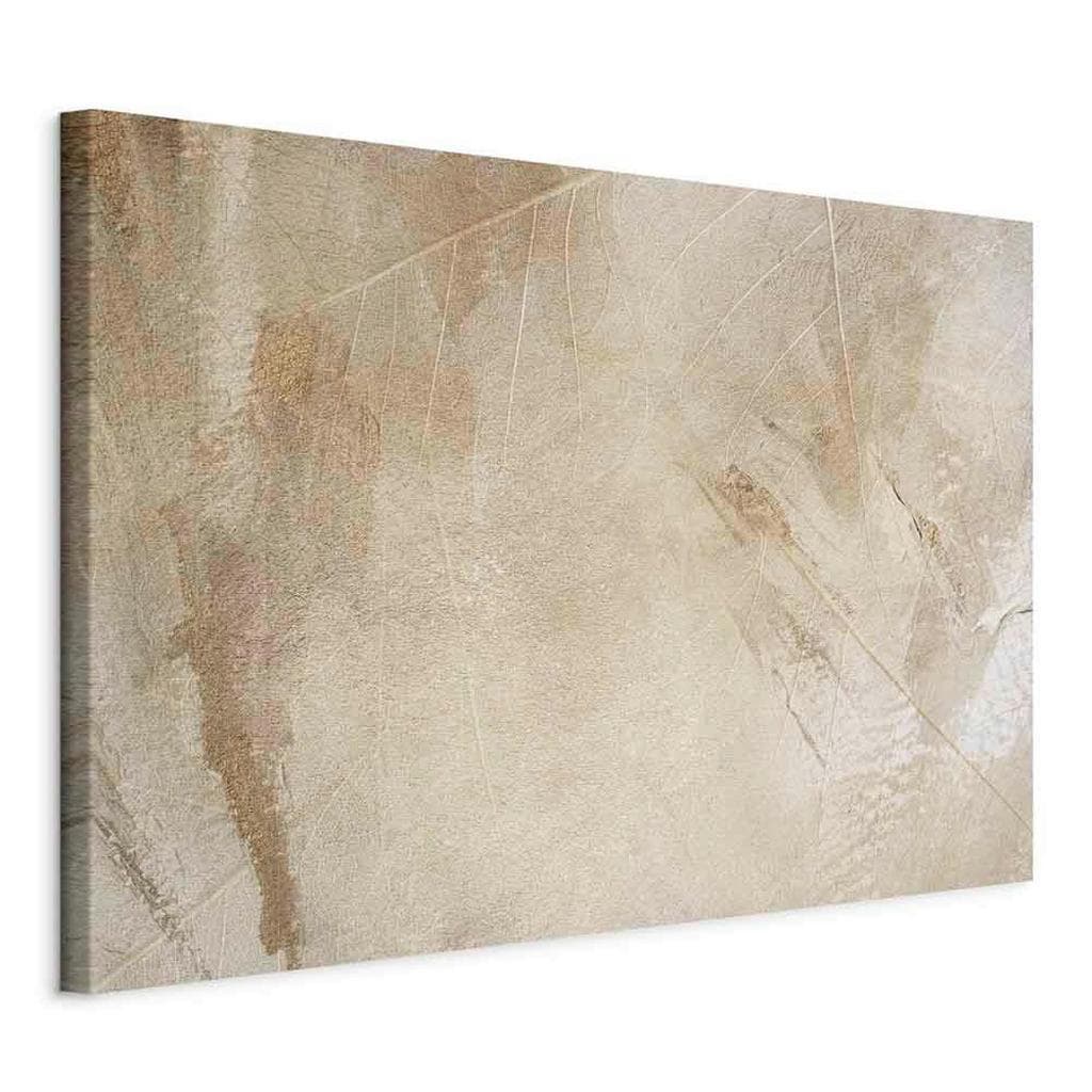 Artgeist Leinwandbild Cappuccino Grauweiß Kiefer Abstraktes
