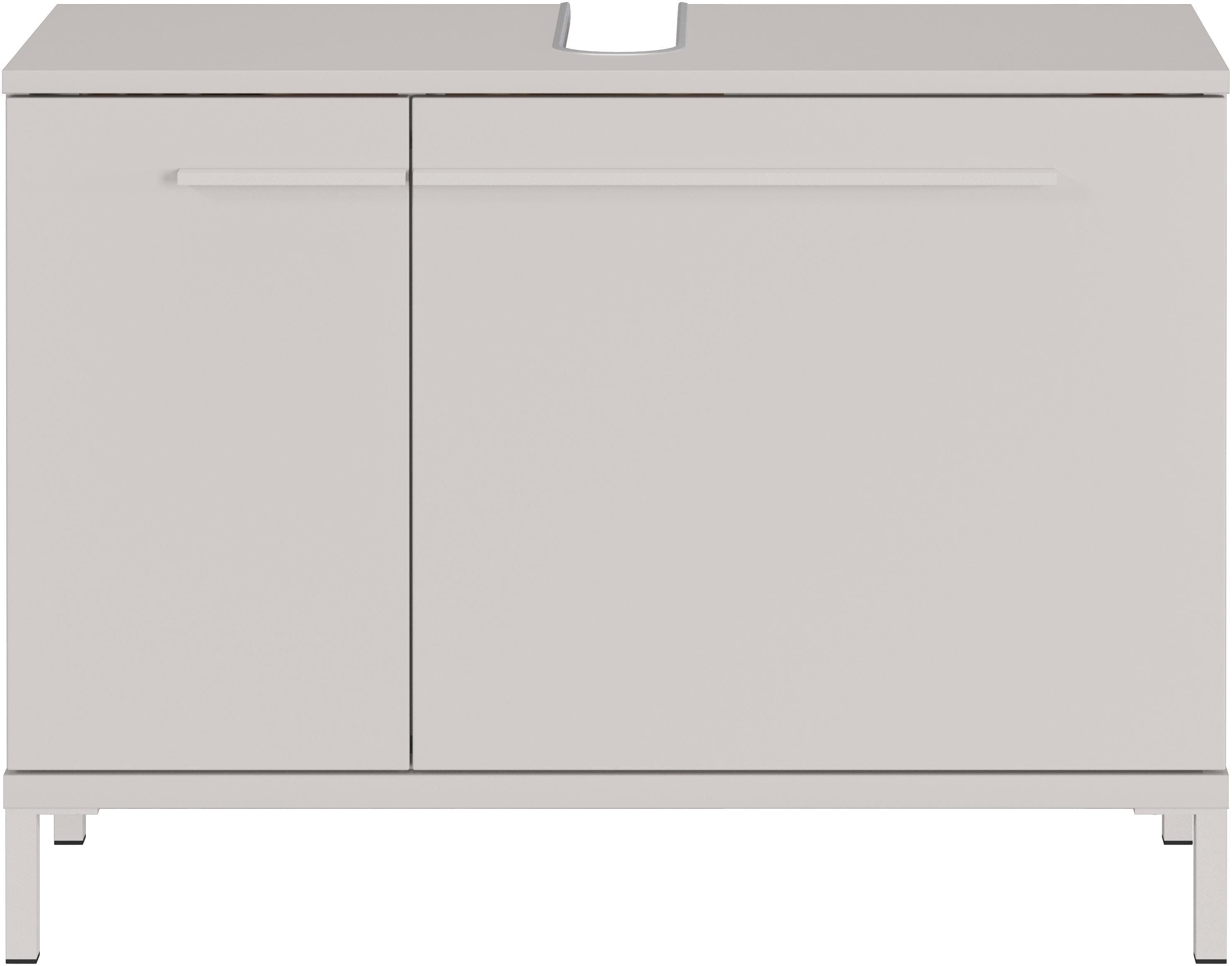 Germania Waschbeckenunterschrank Kaschmir 80cm mit Türdämpfung