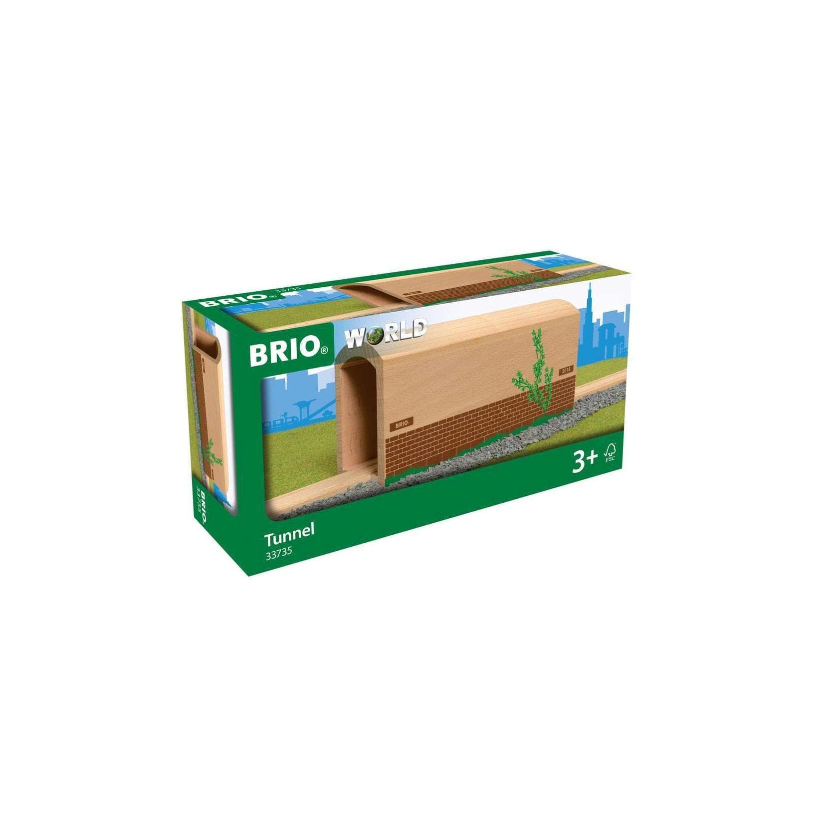 BRIO® Spielzeugeisenbahn-Set BRIO World Hoher Holz-Tunnel