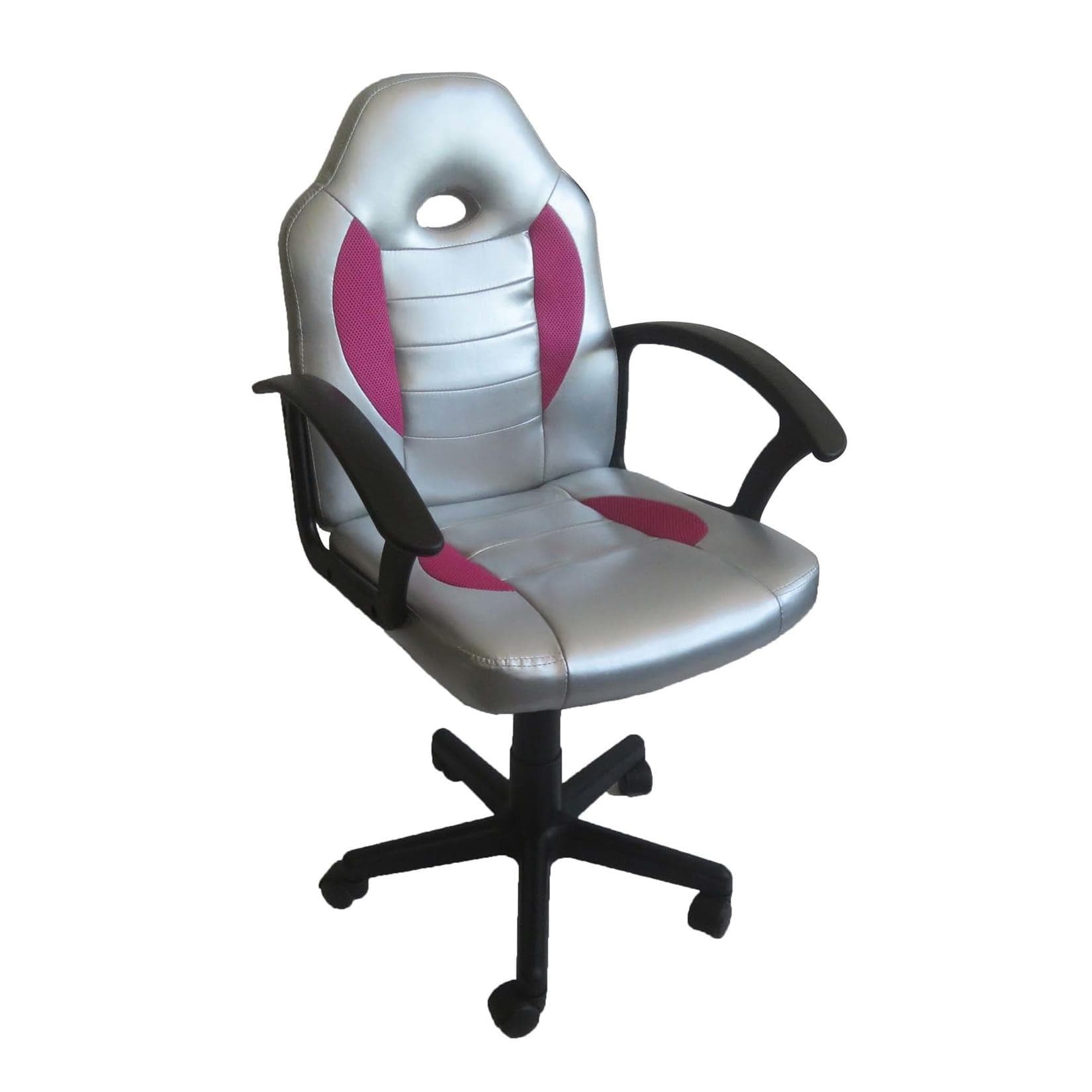 HTI-Living Schreibtischstuhl Daytona Junior Silber höhenverstellbar