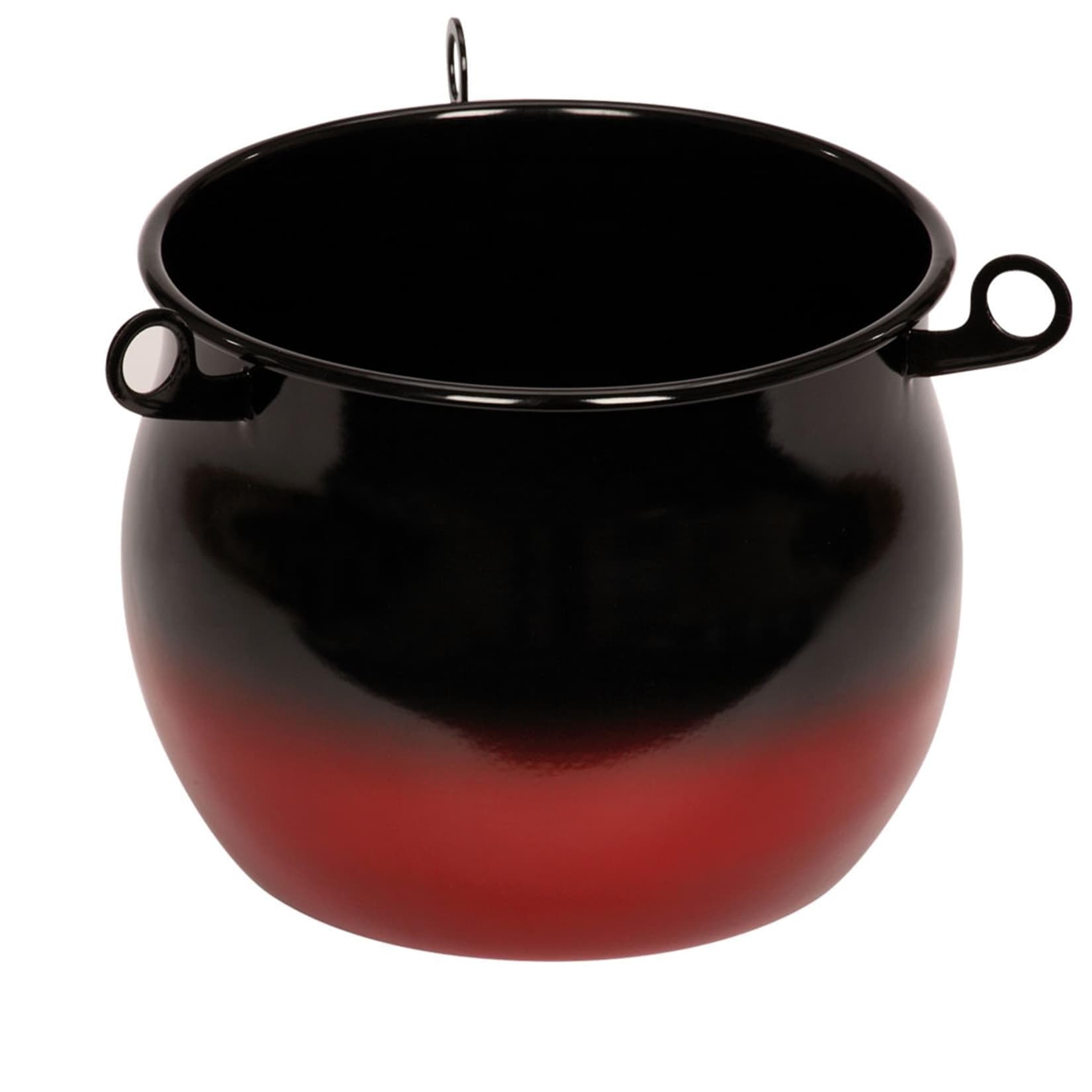 Riess Lagerfeuerkessel Rot Schwarz 10 Liter