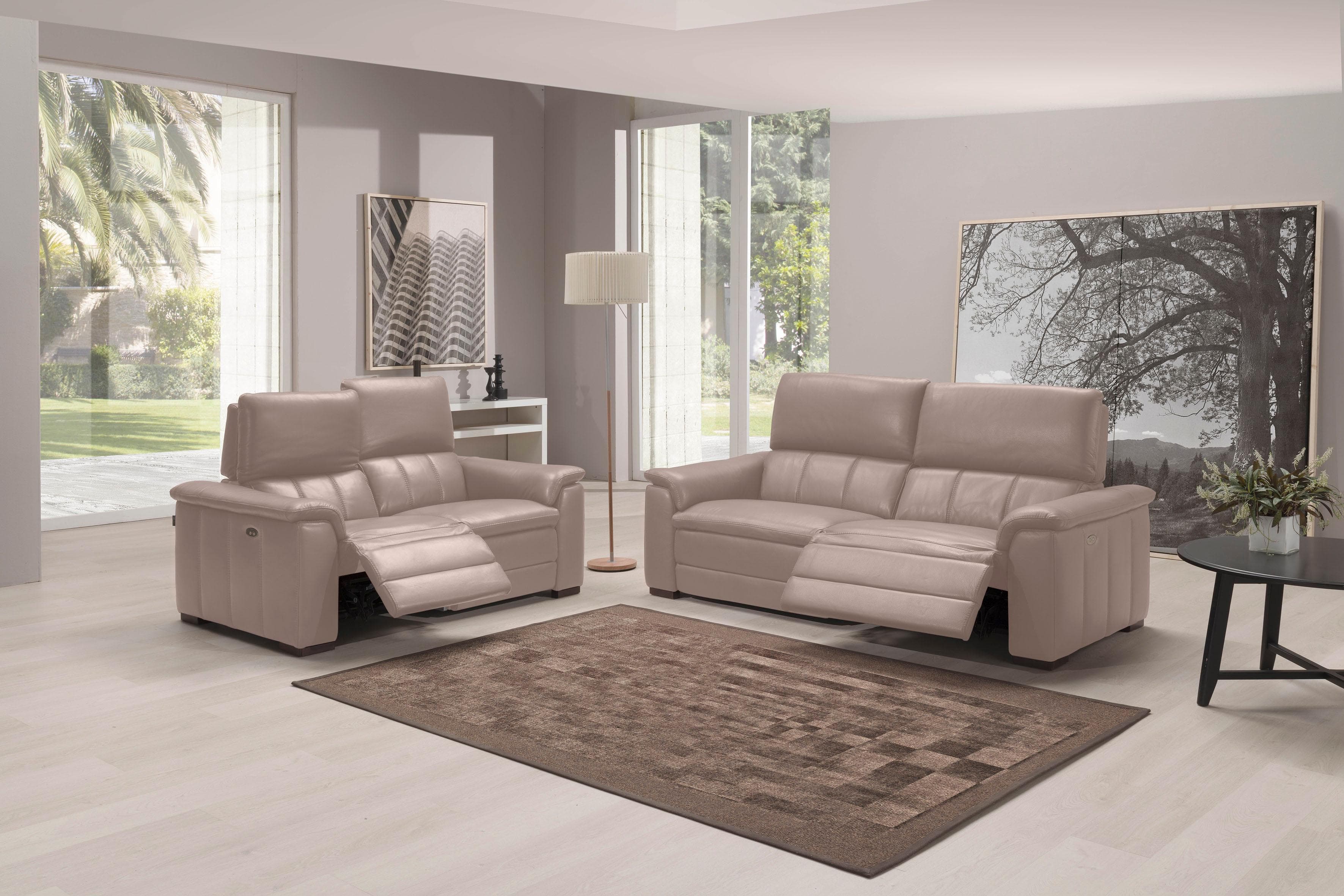 EGOITALIANO Polstergarnitur Capucine Beige Relaxfunktion