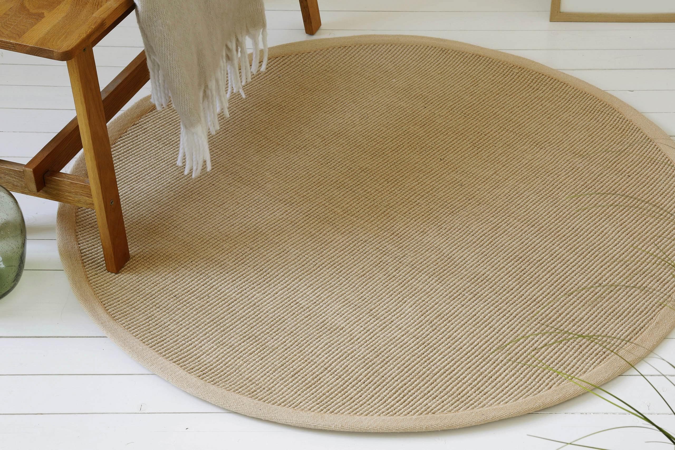 OTTO HOME Teppich Liora Rund Braun Jute Sisal Optik
