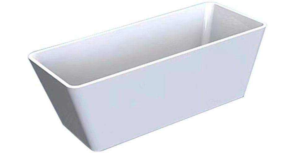WELLTIME Badewanne Sagres Weiß Freistehend Acryl
