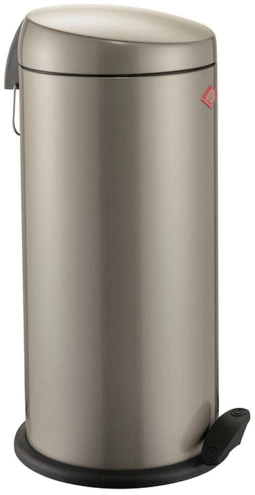 WESCO Capboy Maxi Tretmülleimer 22 Liter Silber Stahlblech