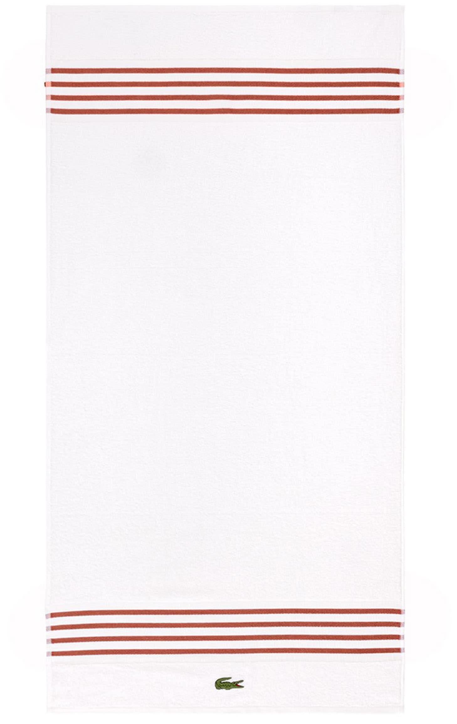 Lacoste Duschtuch LCOURTLI Frottier terrebattue mit Logo
