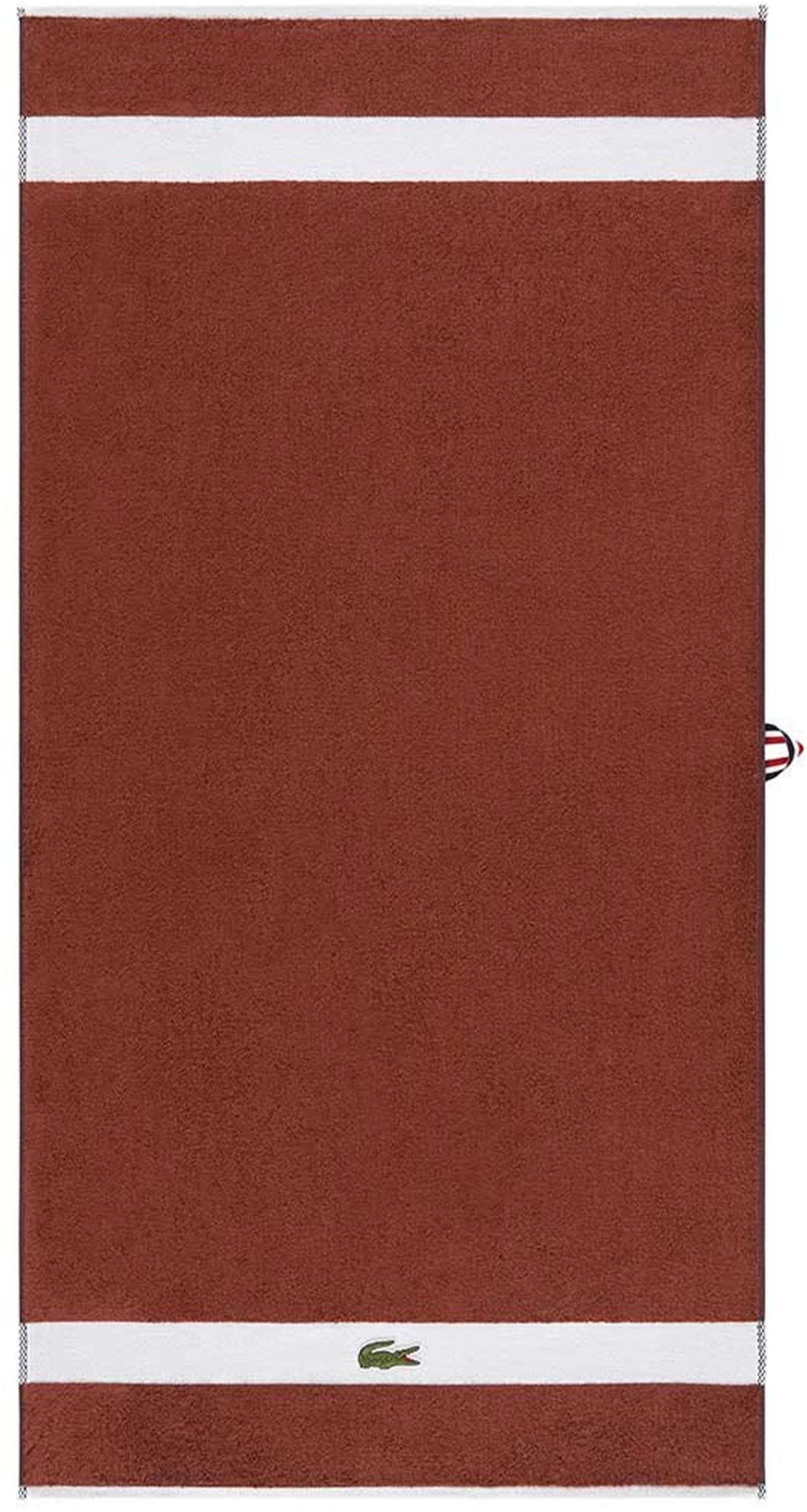 LACOSTE Duschtuch LCASUAL terrebattue Frottier Baumwolle