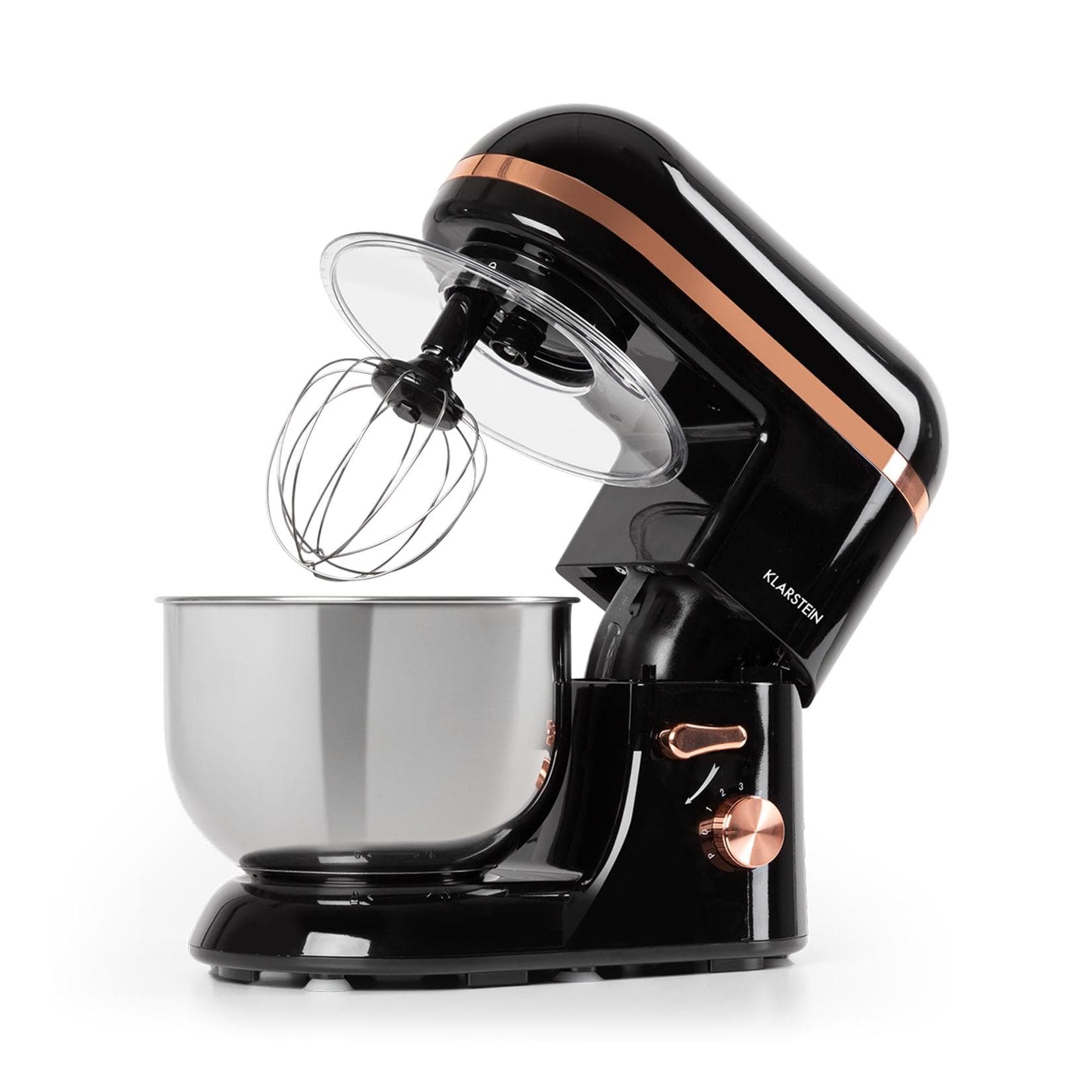 Klarstein Bella Elegance Küchenmaschine 1800 W 5,2 L Edelstahl