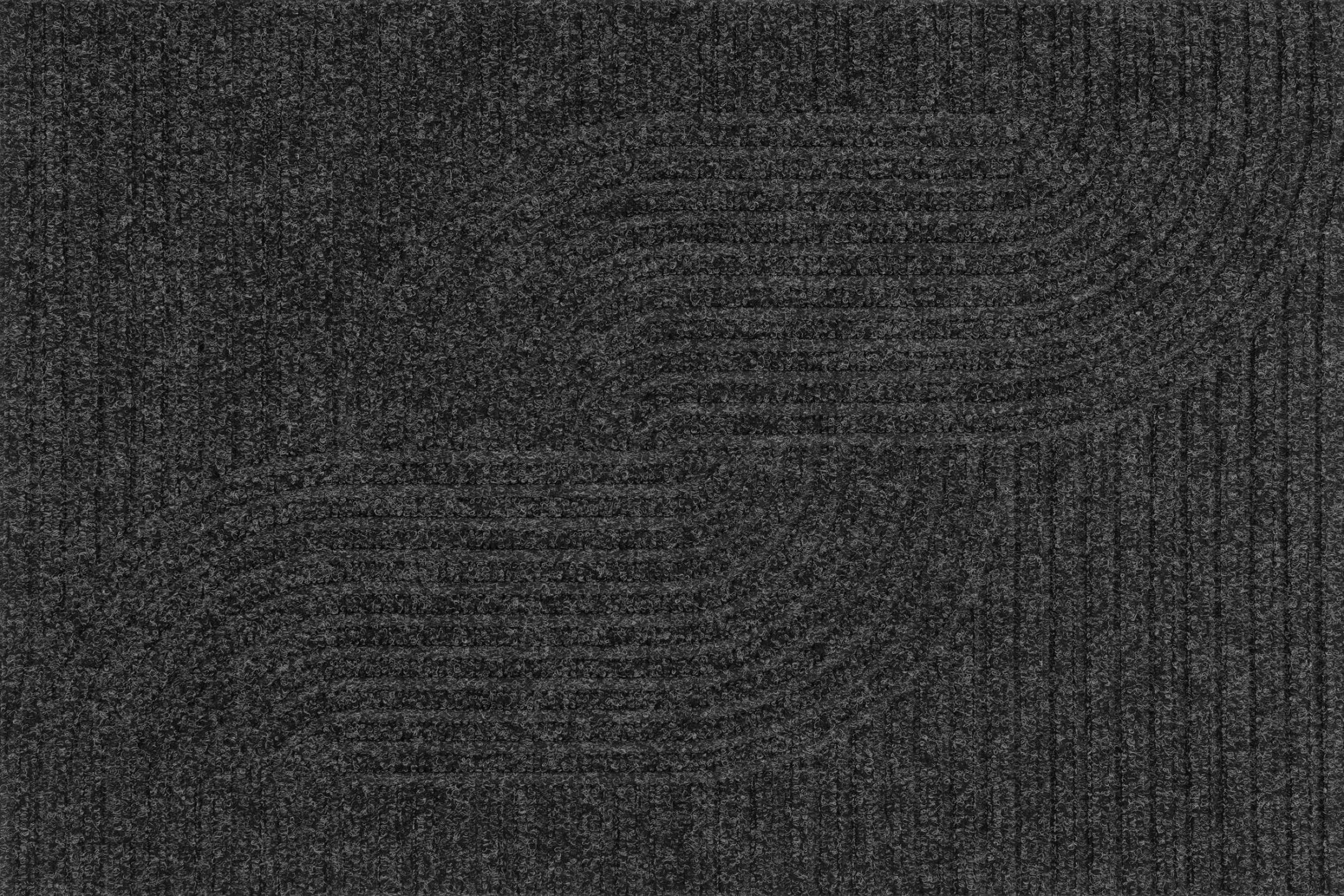 WASH+DRY BY KLEEN-TEX Fußmatte Loop Grau Rutschhemmend