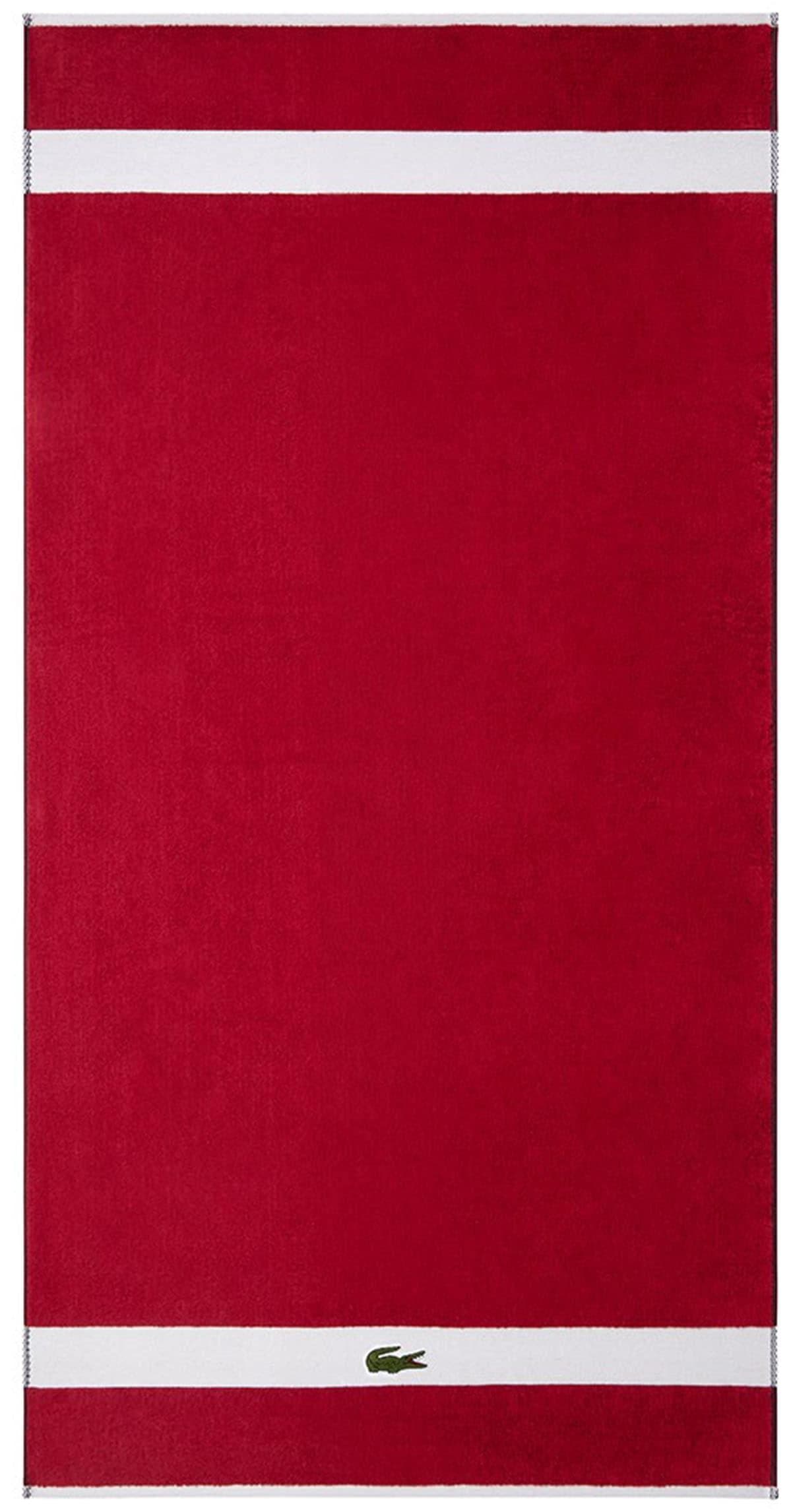 LACOSTE Duschtuch LCASUAL rouge Frottier 70x140cm