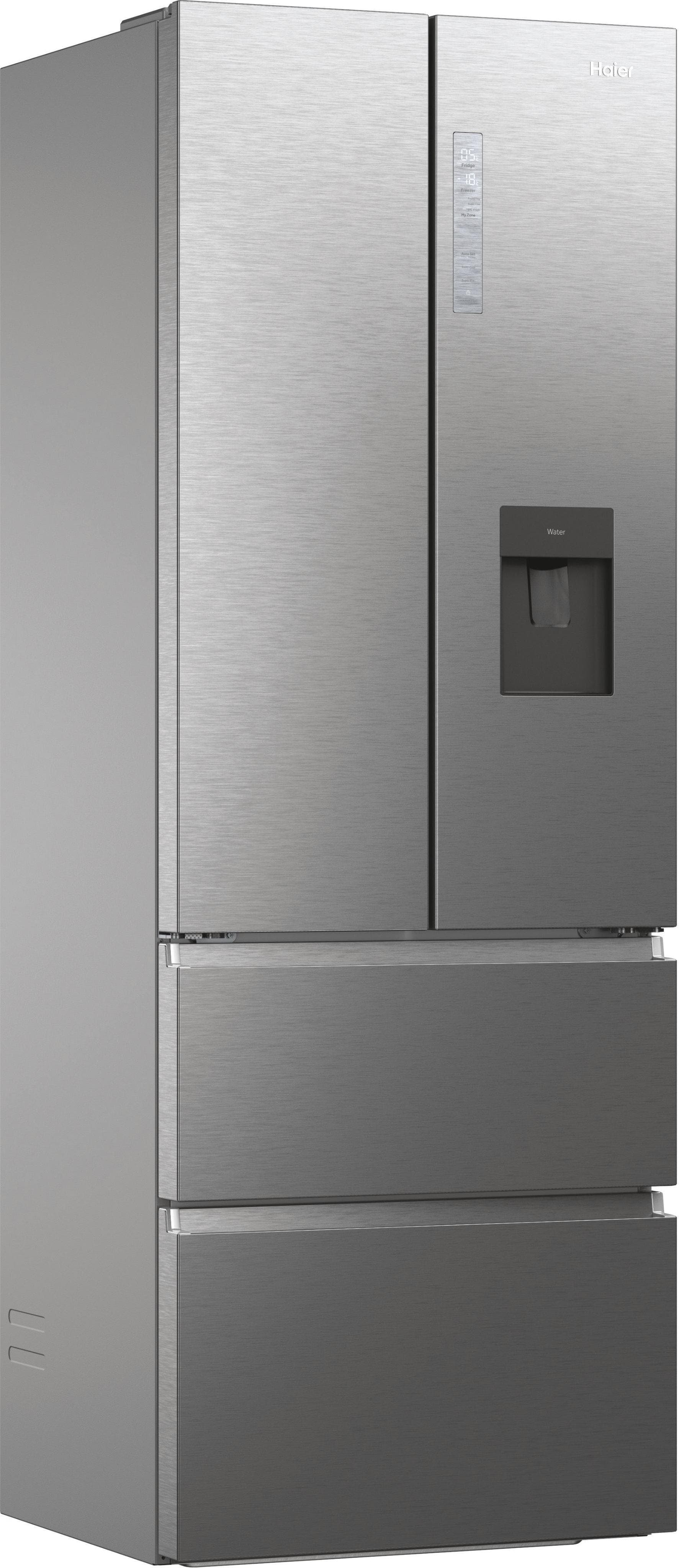 HAIER French Door Kühlschrank HFR7720DWMP Silber Total No-Frost