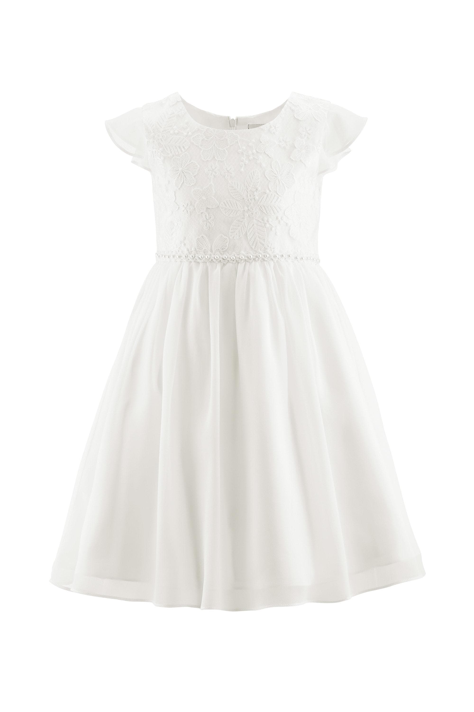 HAPPY GIRLS Sommerkleid Mädchen Ecru Polyester Prinzessinenkleid