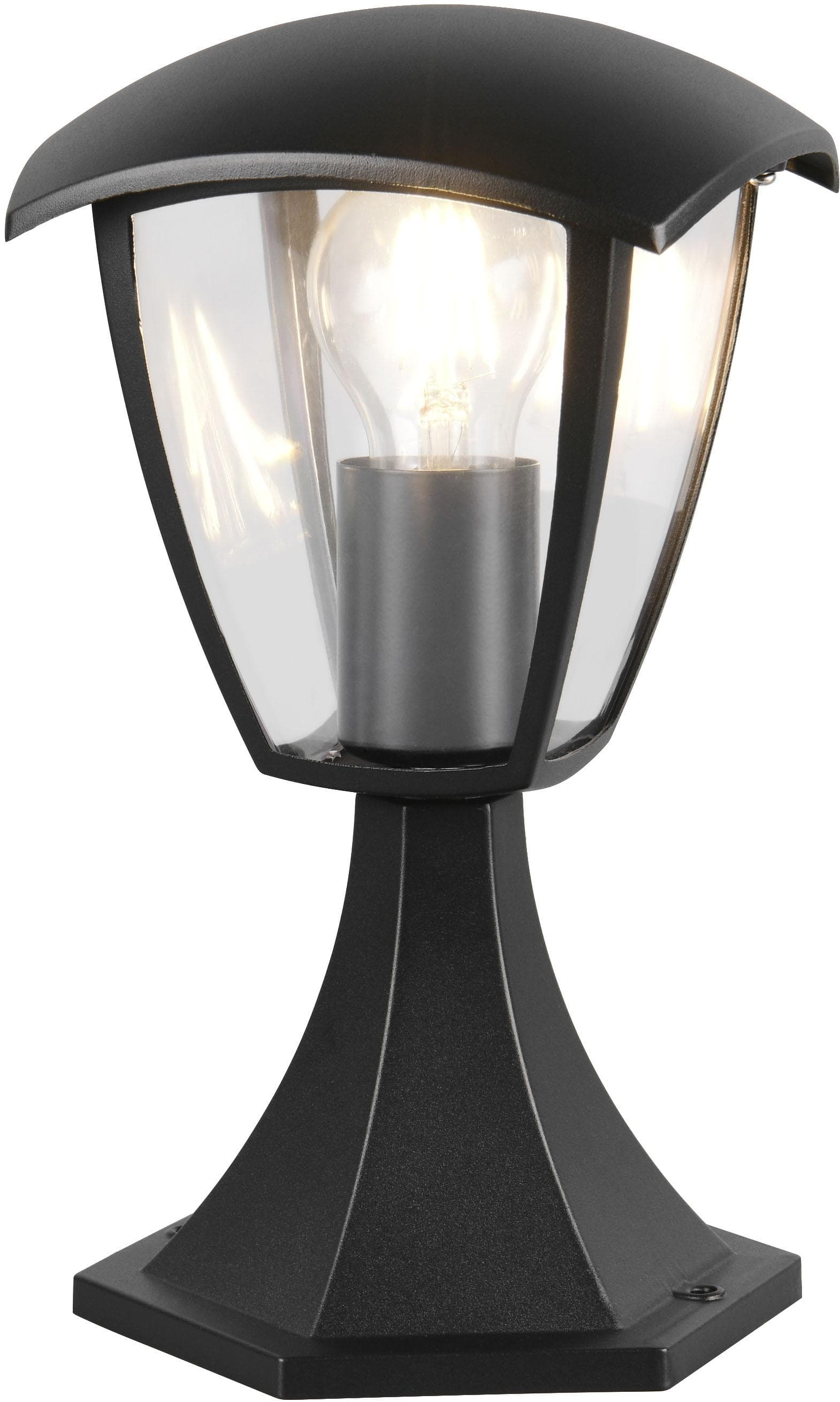 TRIO LEUCHTEN Außen-Stehlampe VENTA Schwarz Matt 30cm