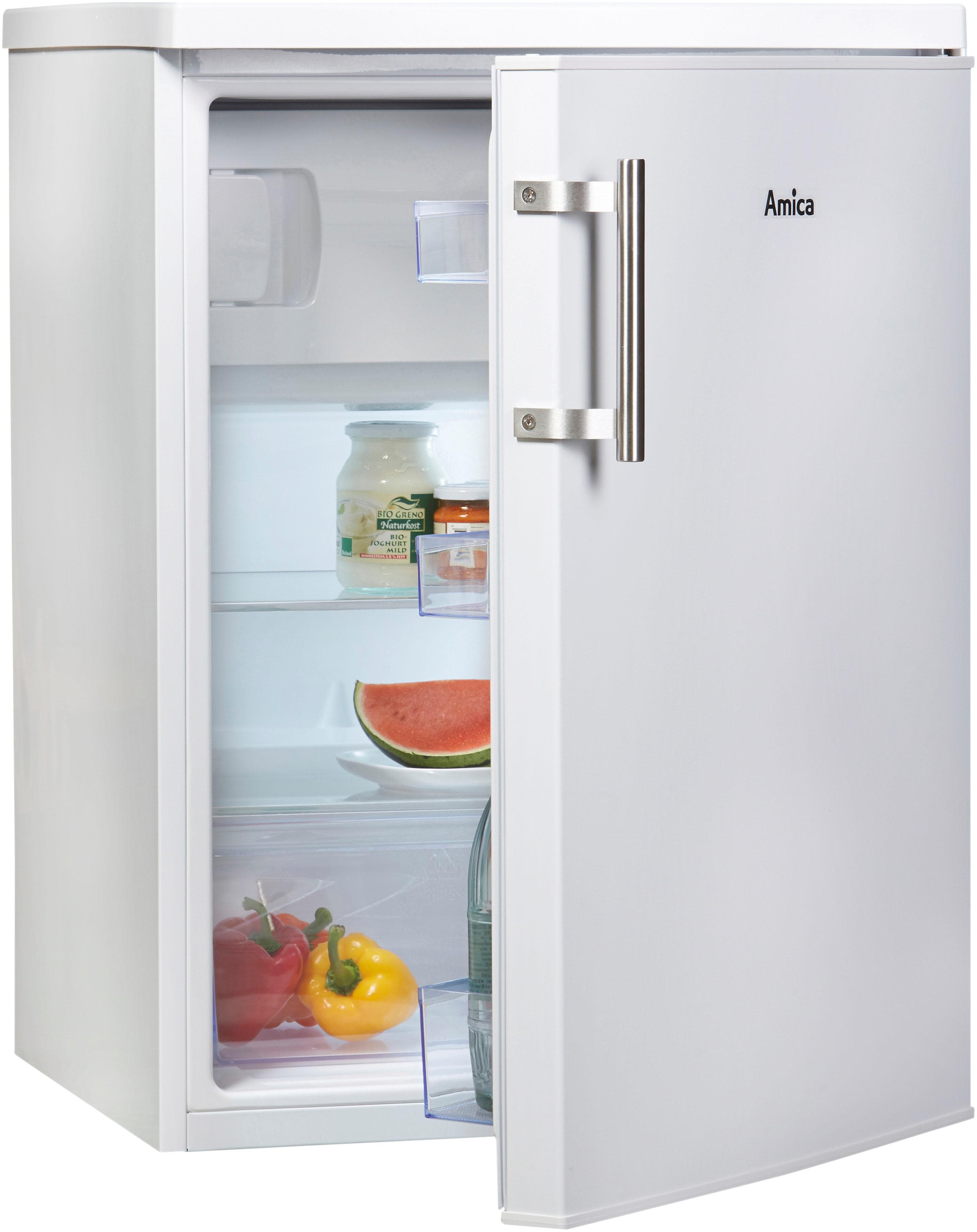 AMICA Table Top Kühlschrank weiß 136L 4-Sterne-Gefrierfach