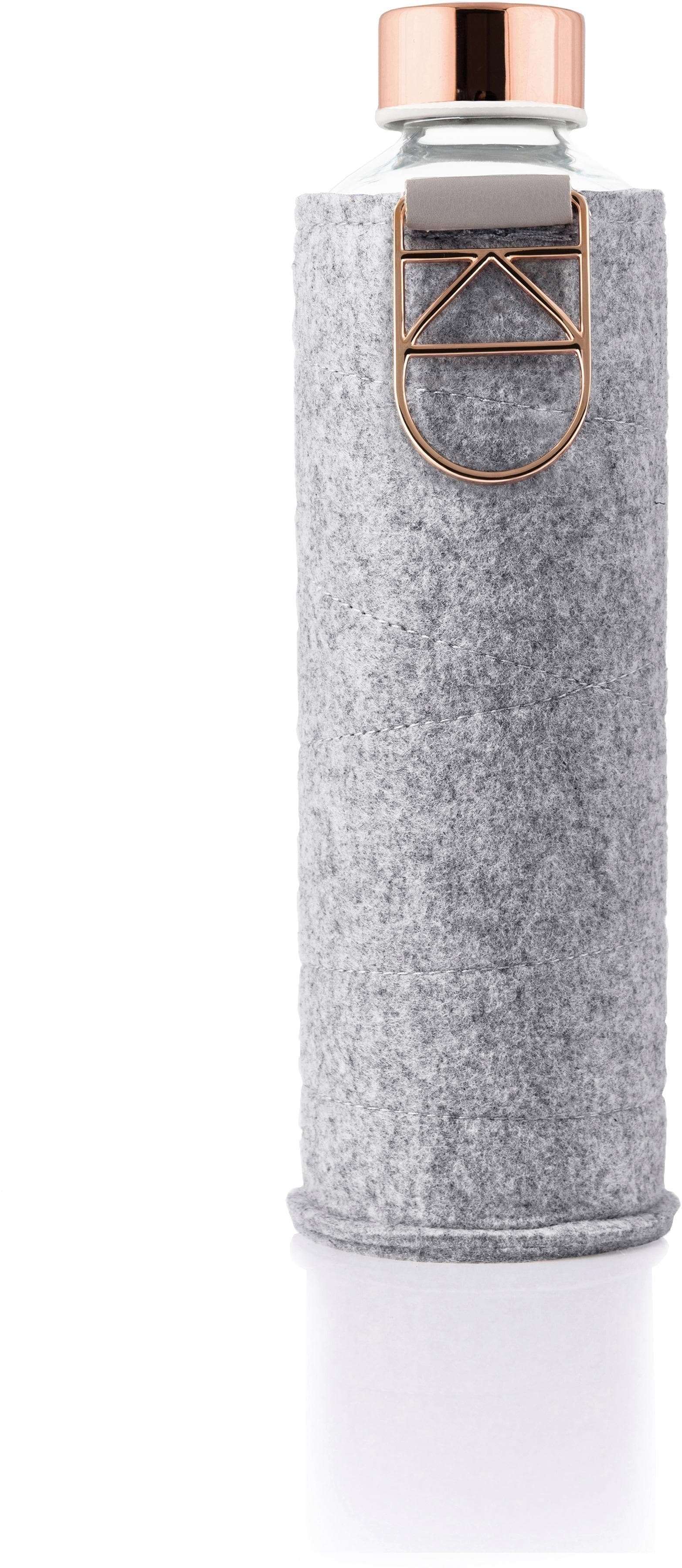 EQUA Trinkflasche Mismatch Rosa Transparent Borosilikatglas