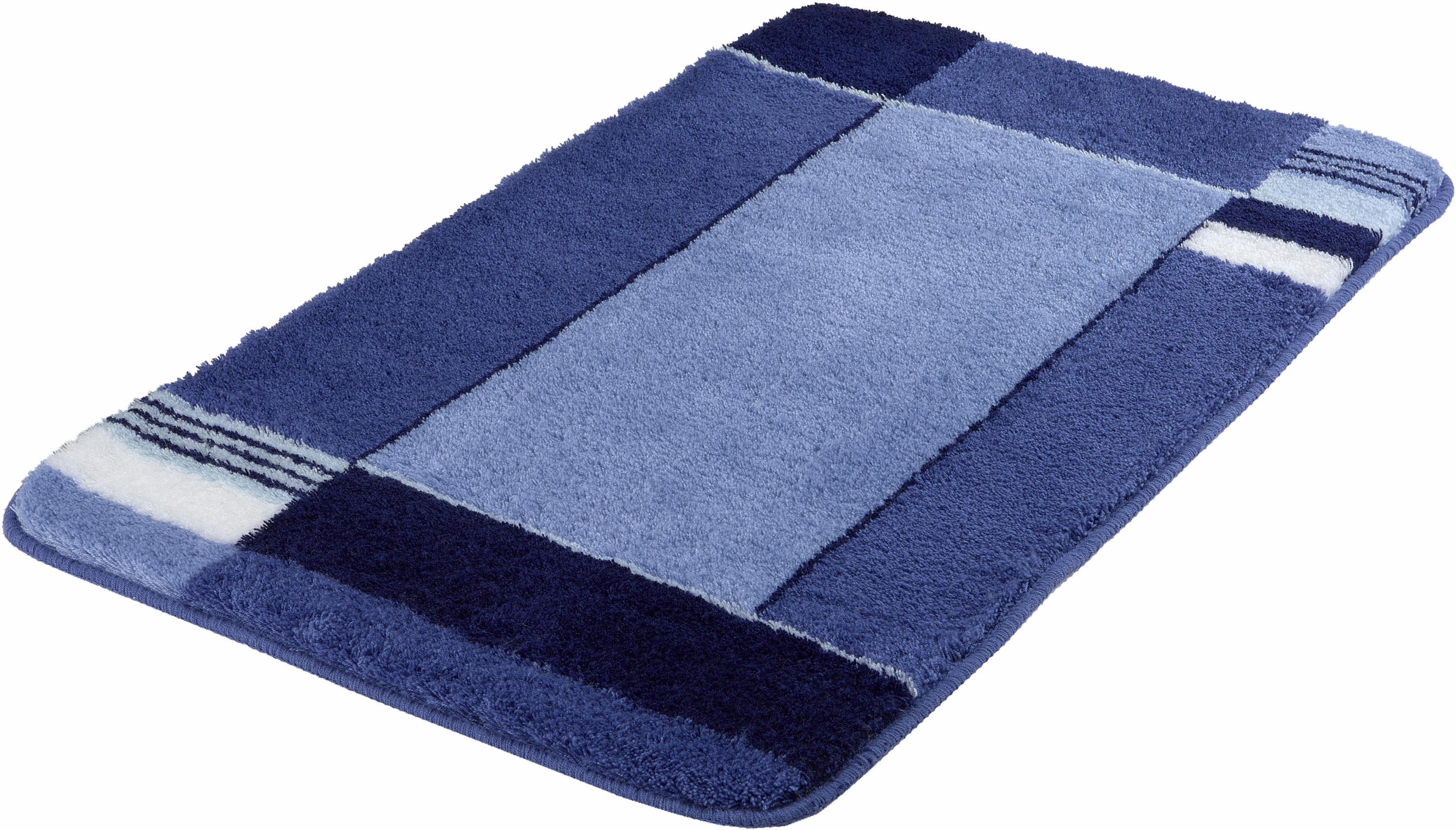 Kleine Wolke Badteppich Padova Marineblau Modern