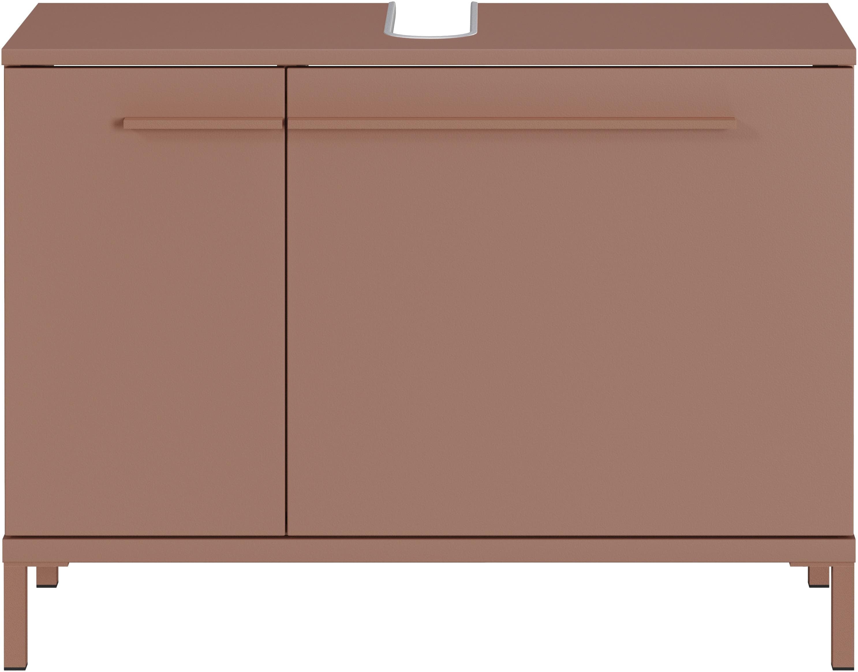 Germania Waschbeckenunterschrank Toffee 80cm mit Türdämpfung