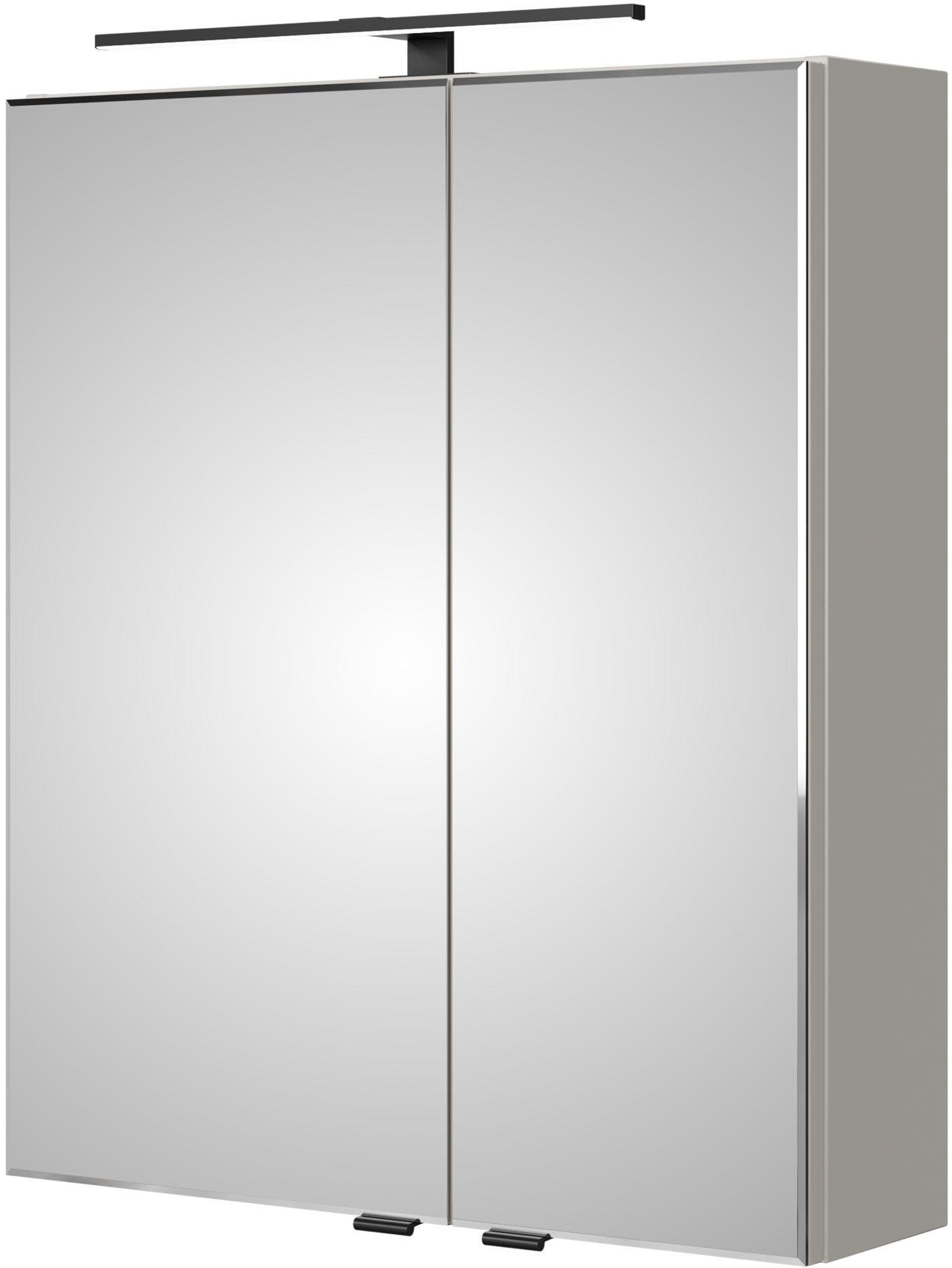 Spiegelschrank SAPHIR Kaschmir Matt mit LED Beleuchtung