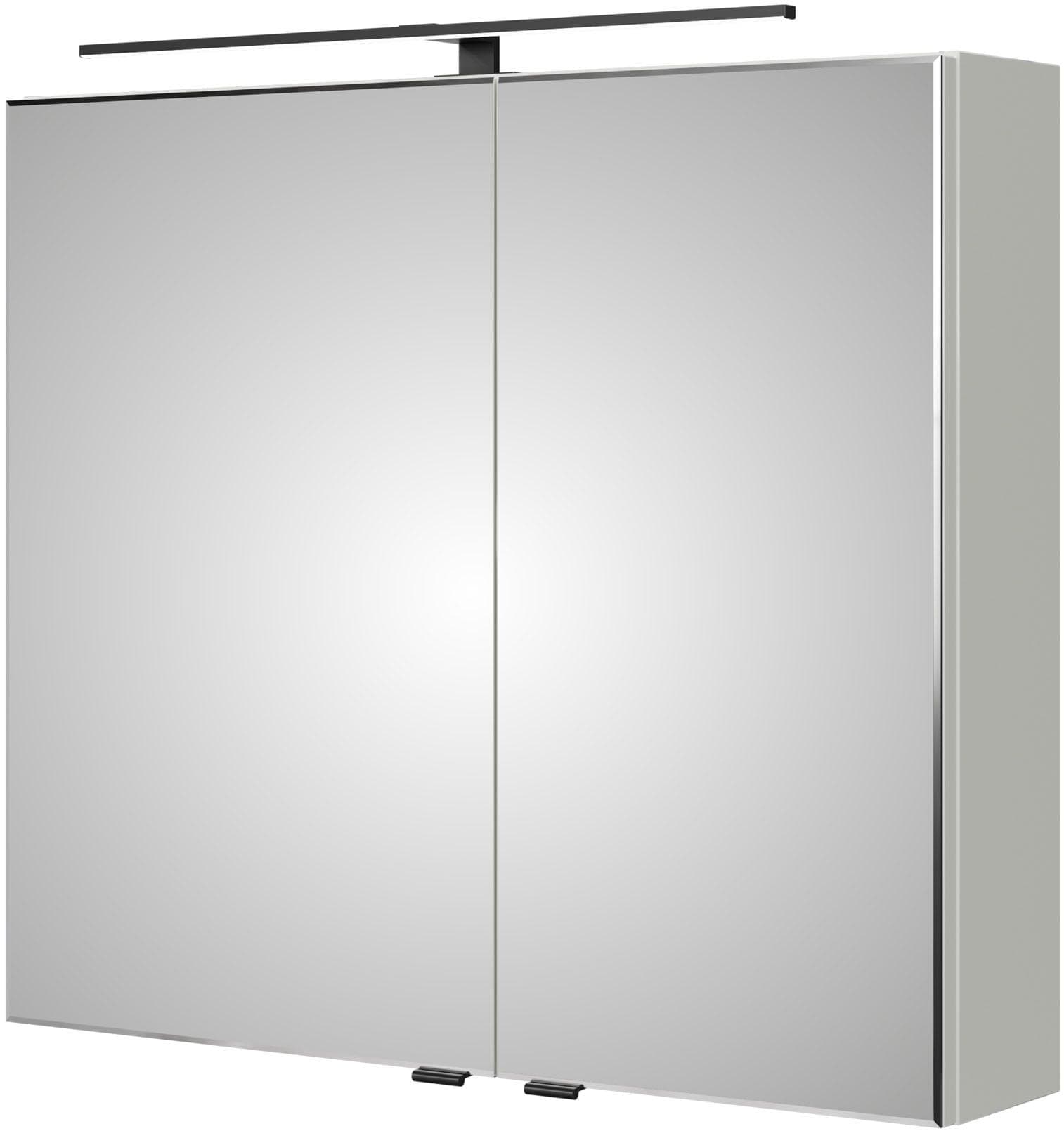 Spiegelschrank SAPHIR Weiß Glanz mit LED-Beleuchtung
