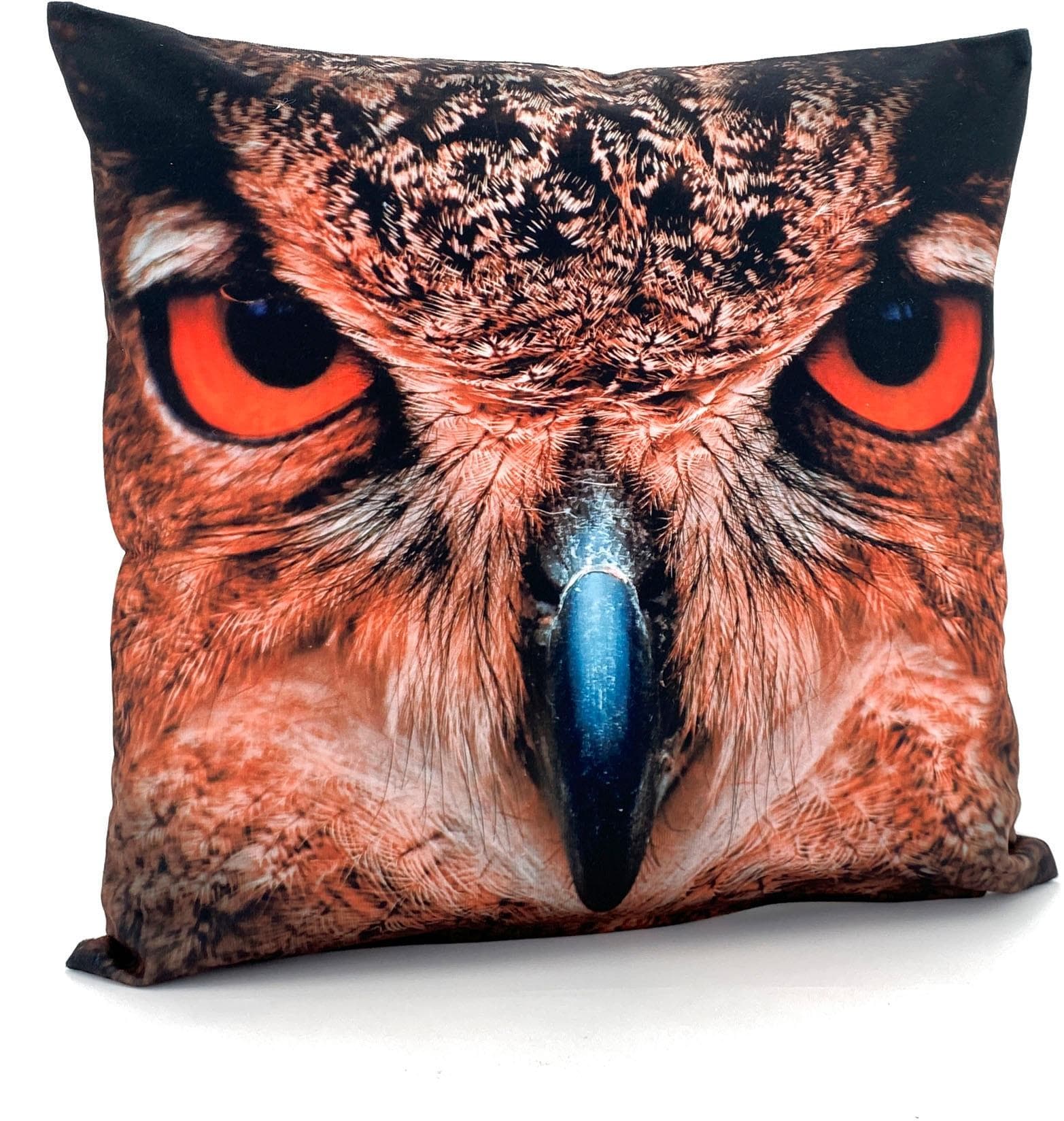 Weckbrodt Kissenhülle Eule Bunt 40x40cm Polyester