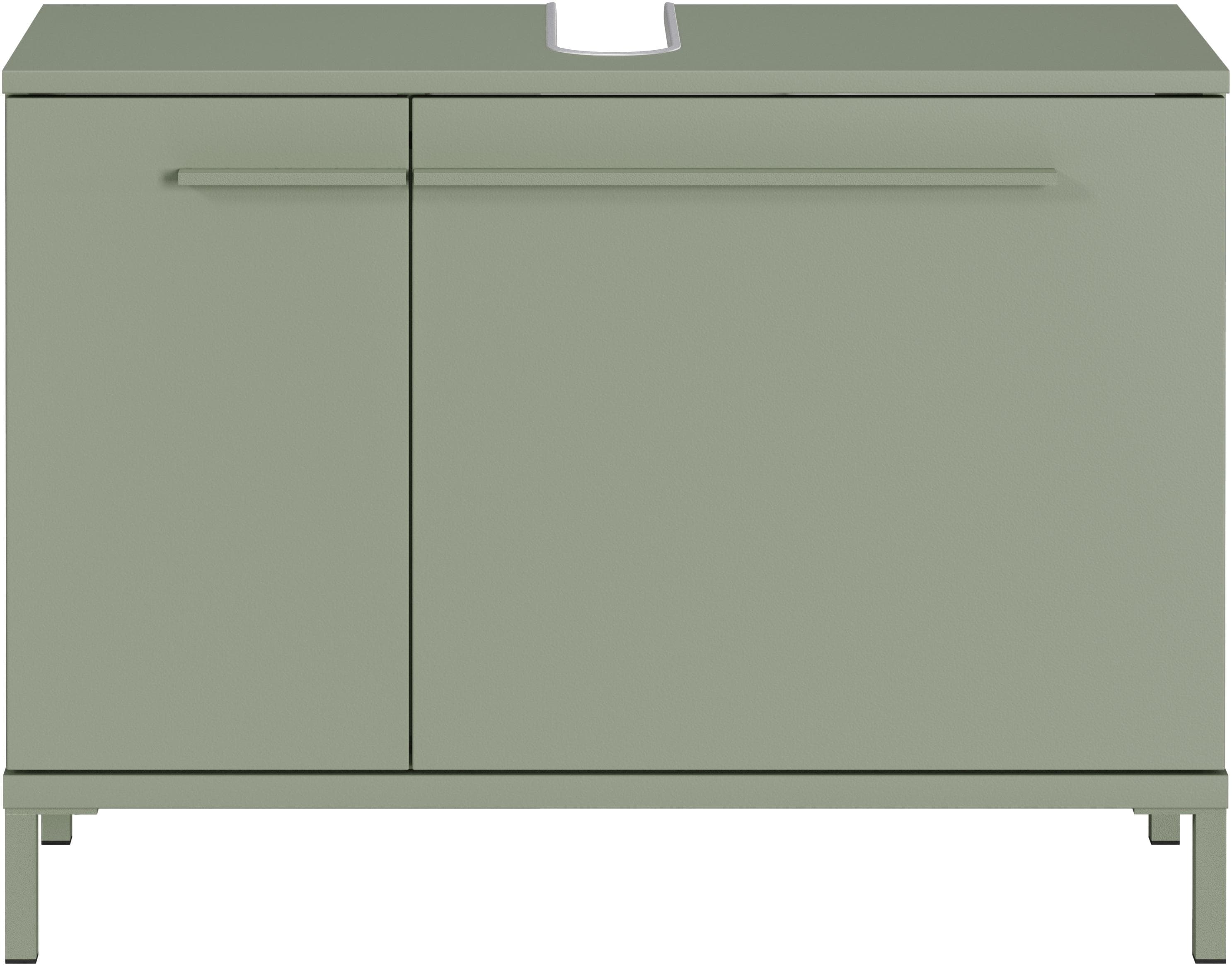 Germania Waschbeckenunterschrank Taupegrün 80cm