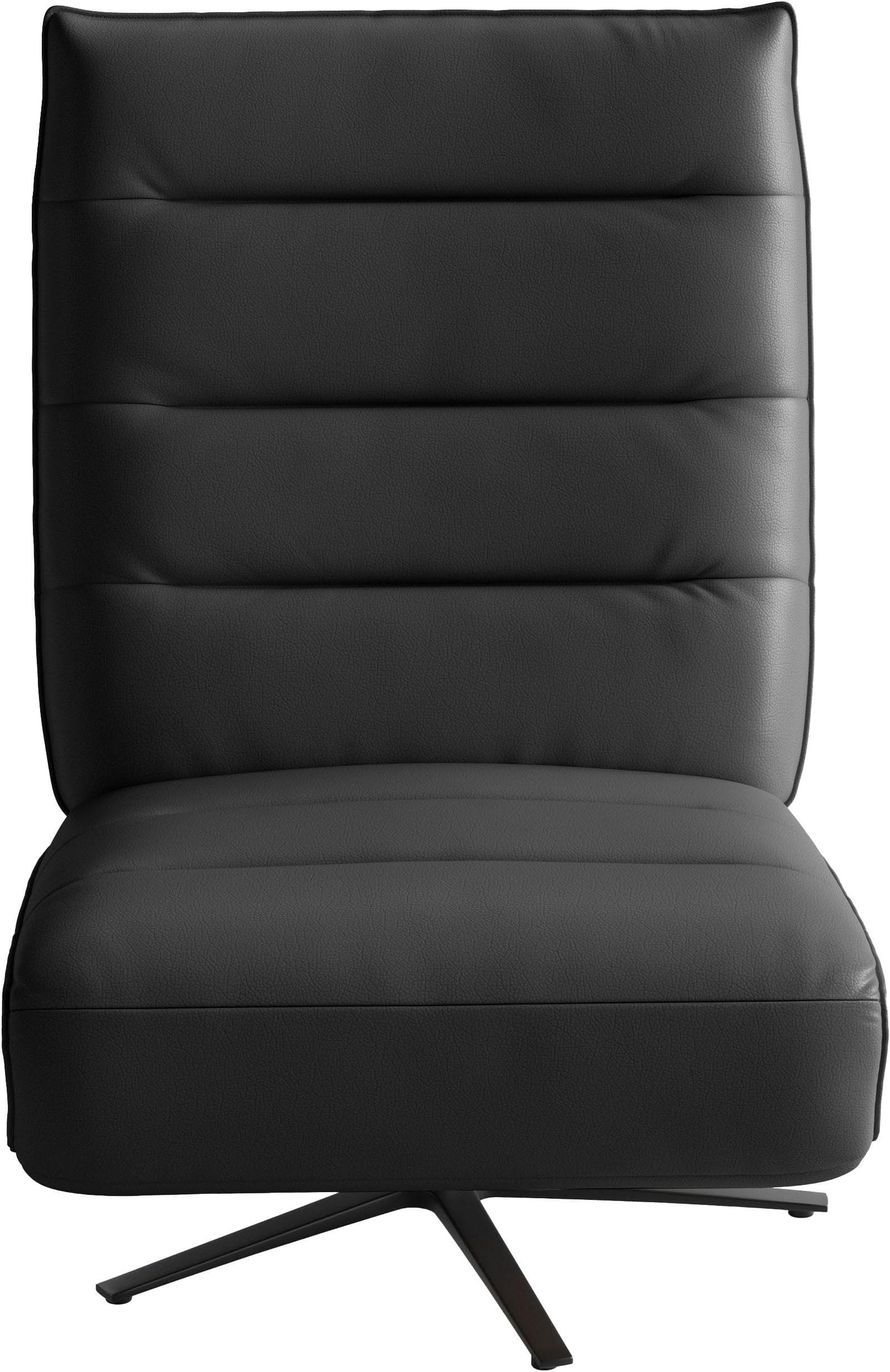 TV-Sessel SIT & MORE Eve - Schwarz, elektrisch verstellbar