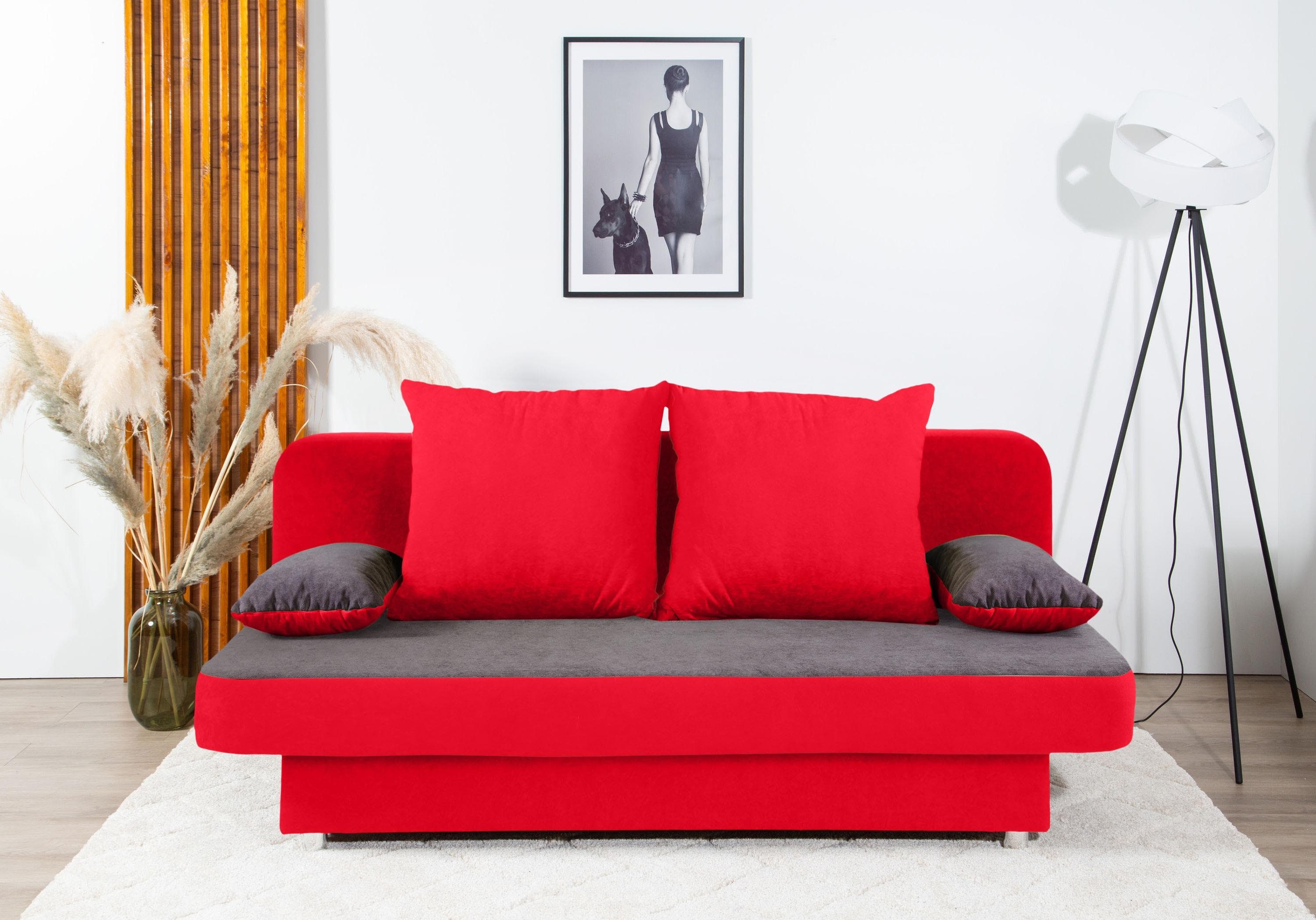 Schlafsofa COLLECTION AB Ulla mit Bettfunktion und Bettkasten