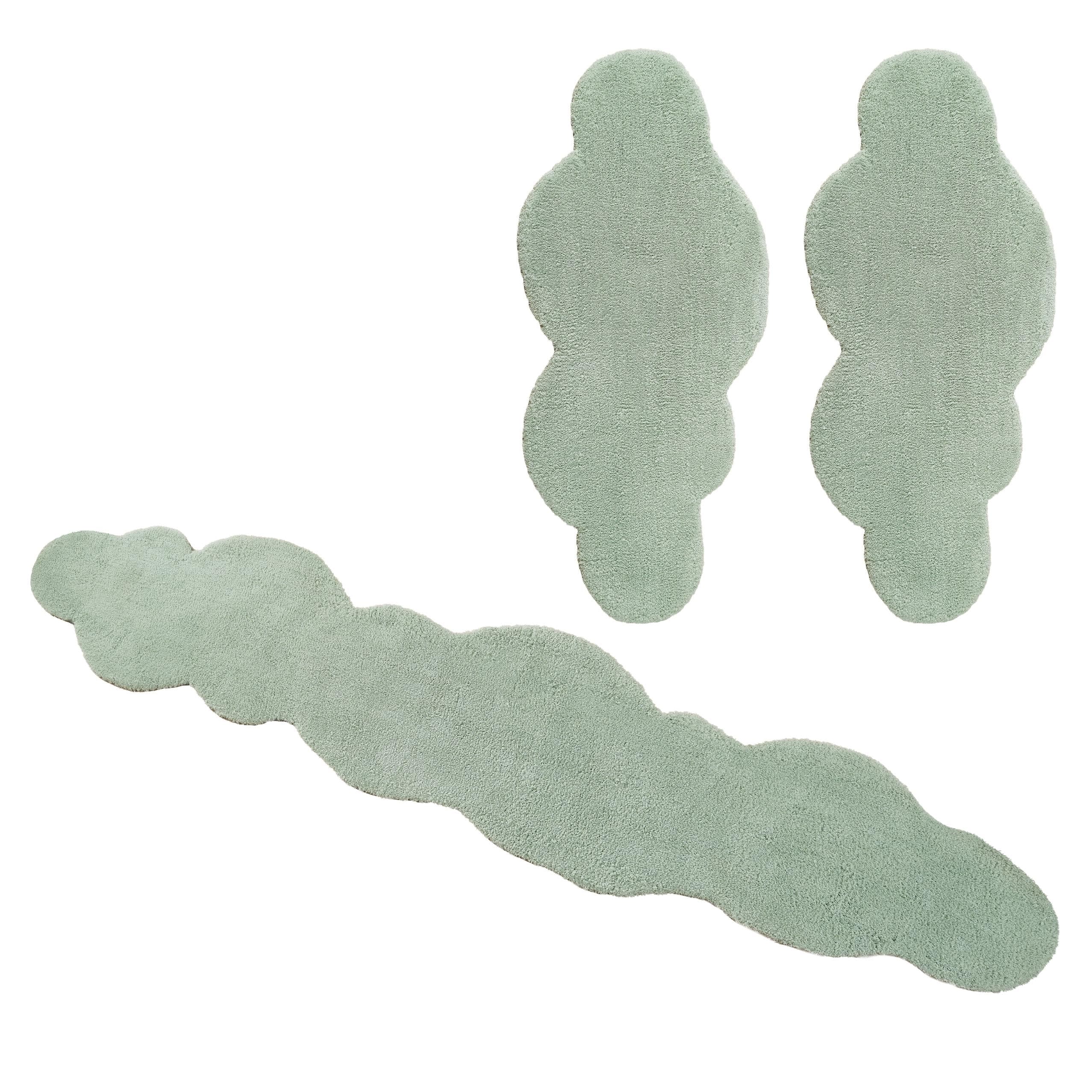 OTTO HOME Bettumrandung Magong Pastellgrün Hochflor Uni