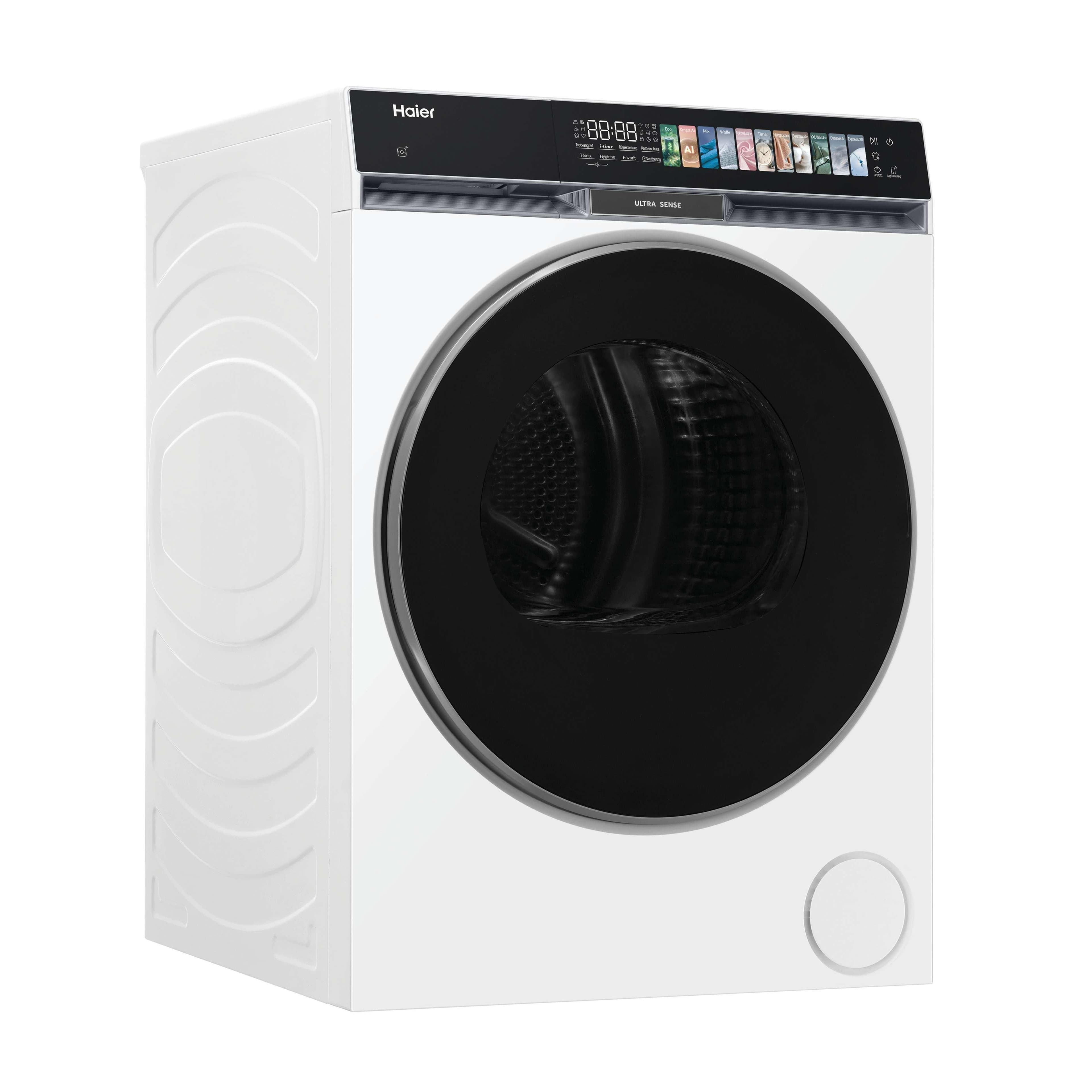 Haier Wärmepumpentrockner HD90-A687U1 Weiß Smart AI 9kg