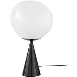 Tom Dixon Melt Cone Fat Tischleuchte Opal Schwarz
