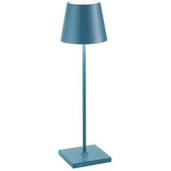 Zafferano Poldina Pro Akku Tischleuchte 380 mm Blu Capri