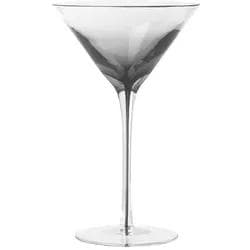 Broste Copenhagen Smoke Martiniglas Grau Mundgeblasen