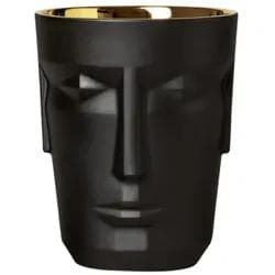 Sieger by Fürstenberg Cocktailbecher PROMETHEUS Satin Black Gold