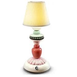 Lladró Lotus Firefly Tischlampe Ivory Elfenbein Porzellan