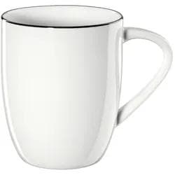 ASA Selection Henkelbecher ligne noire Fine Bone China 350ml