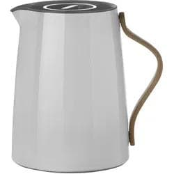 Stelton Emma Isolierkanne 1000 ml Grau mit integriertem Teefilter