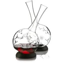 ZIEHER Eddy Dekanter/Karaffe mit Basisring transparent
