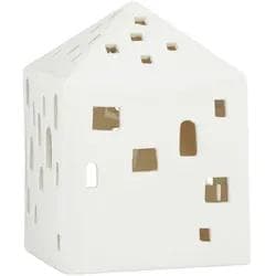 Kähler Teelichthalter Urbania Town House Keramik Weiß