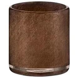 Blomus Windlicht SAGA M Espresso Braun Modernes Glas Metall