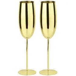 Paderno Sektgläser Gold 270 ml 2er Set